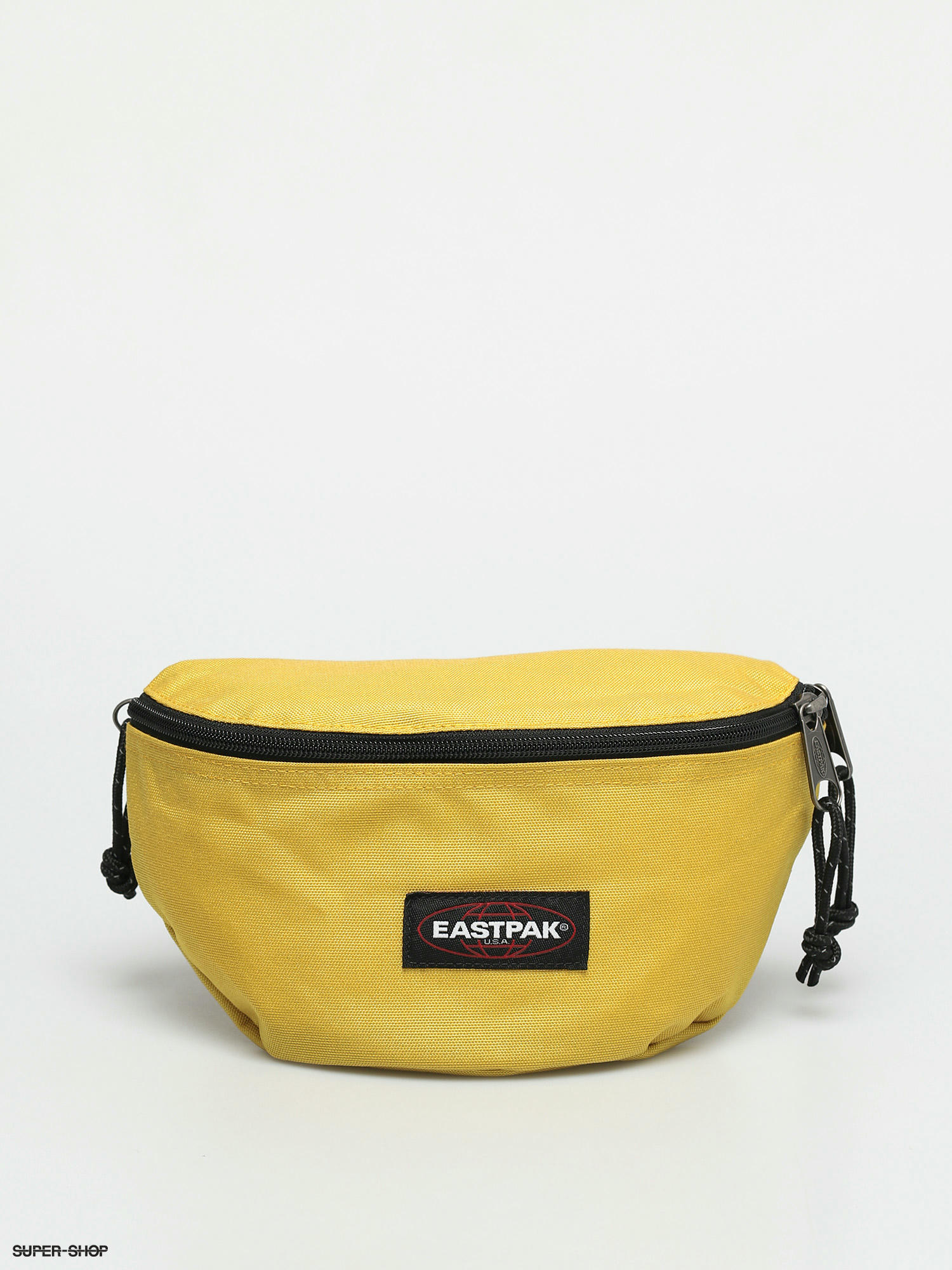 yellow eastpak bum bag