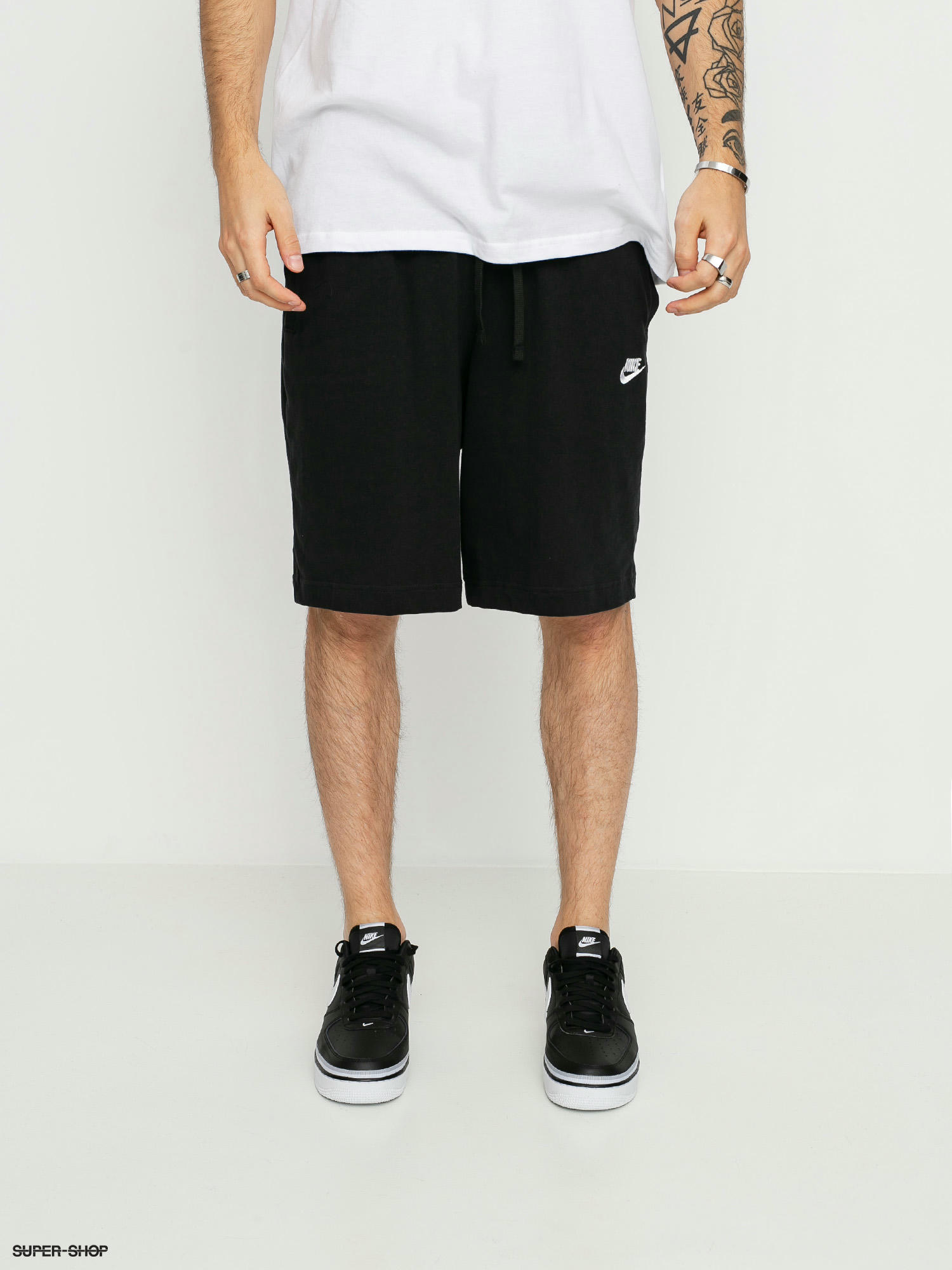 nike sportswear club shorts black