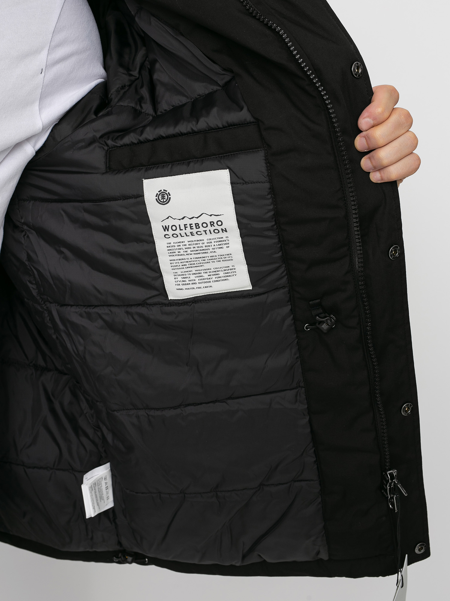 Element Mountain Parka Jacket (flint black)