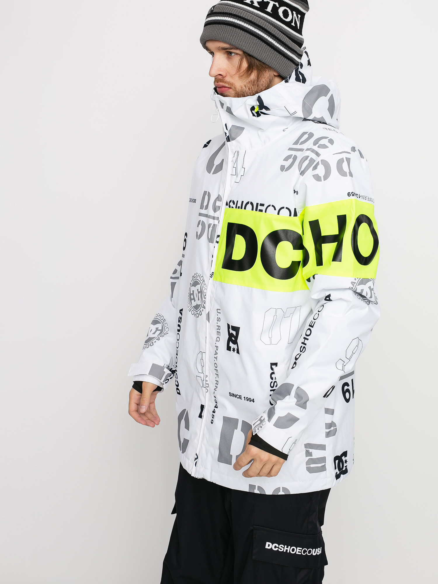 Mens DC Propaganda Snowboard jacket (syndicate white)