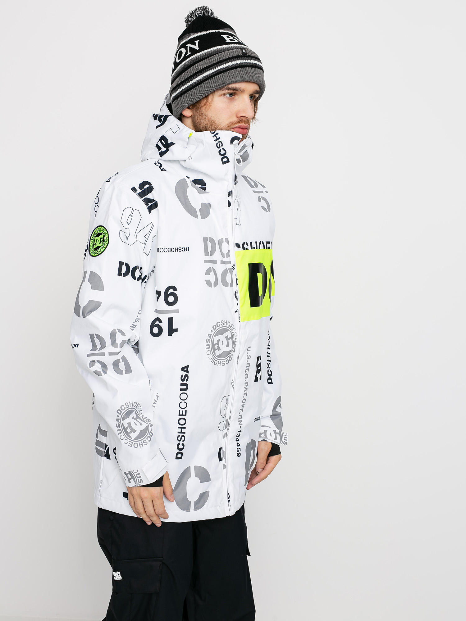 Mens DC Propaganda Snowboard jacket (syndicate white)