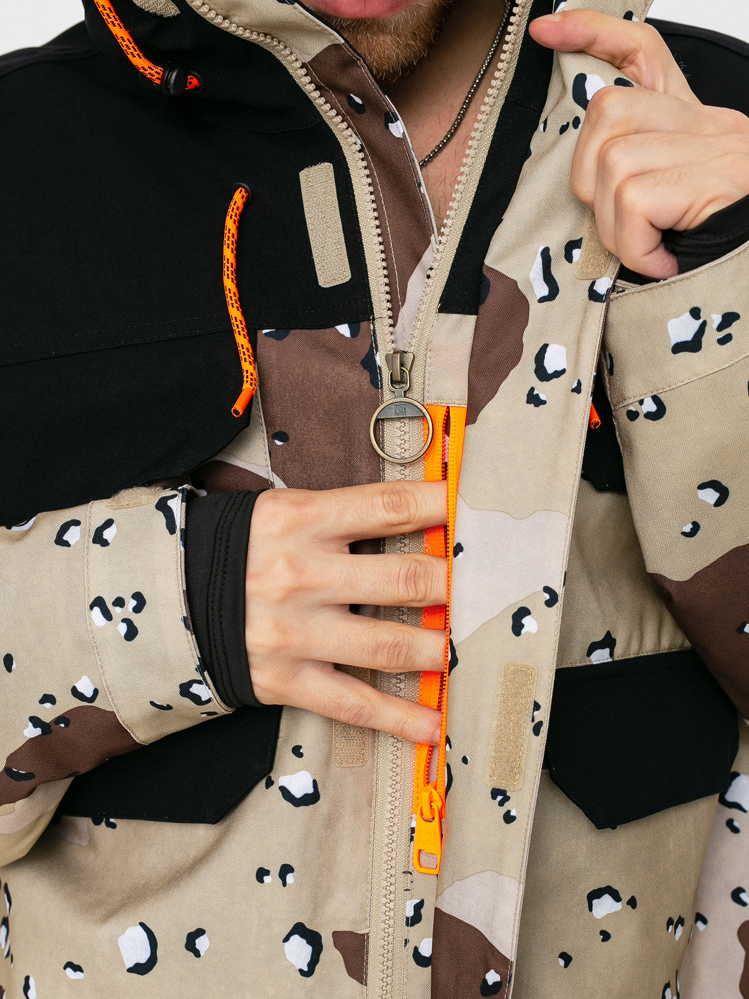 Mens DC Haven Snowboard jacket (chocolate chip camo)