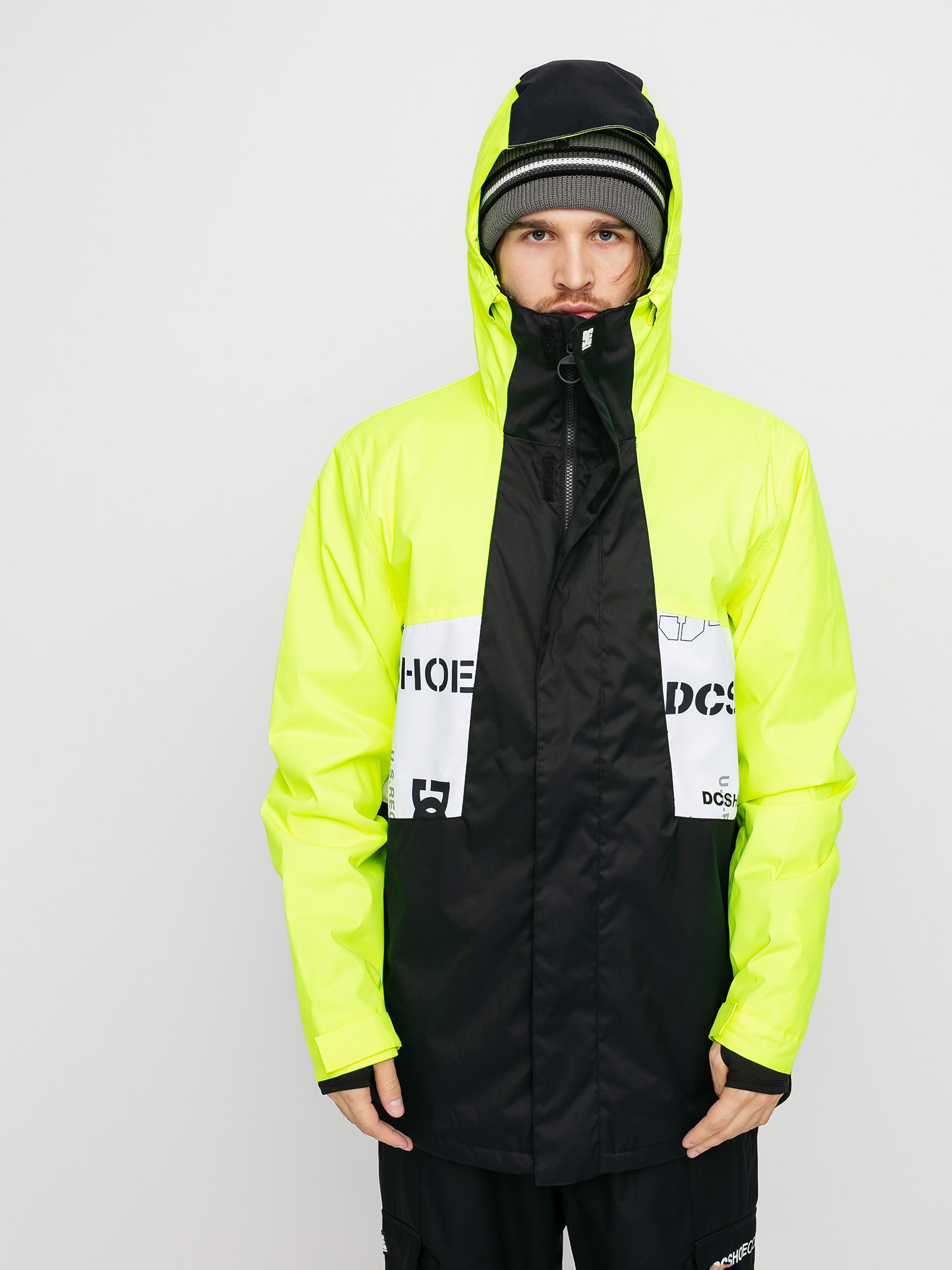 Mens DC Defy Snowboard jacket (syndicate white)