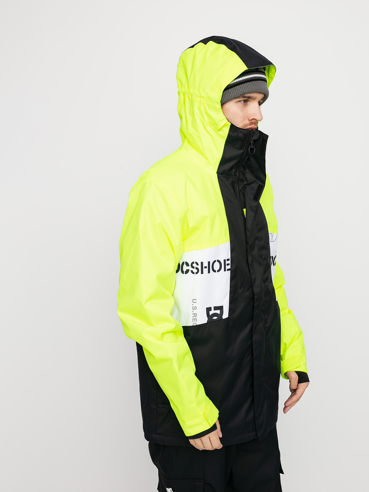 Mens DC Defy Snowboard jacket (syndicate white)