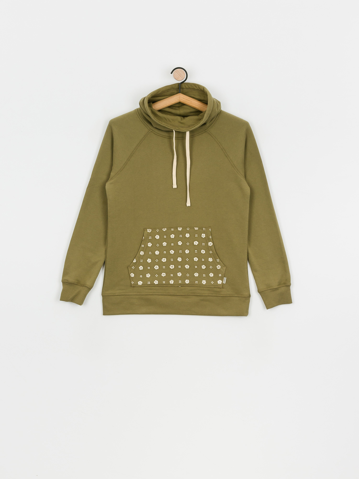Burton Indie Trip Crush Neck Sweatshirt Wmn (martini olive)