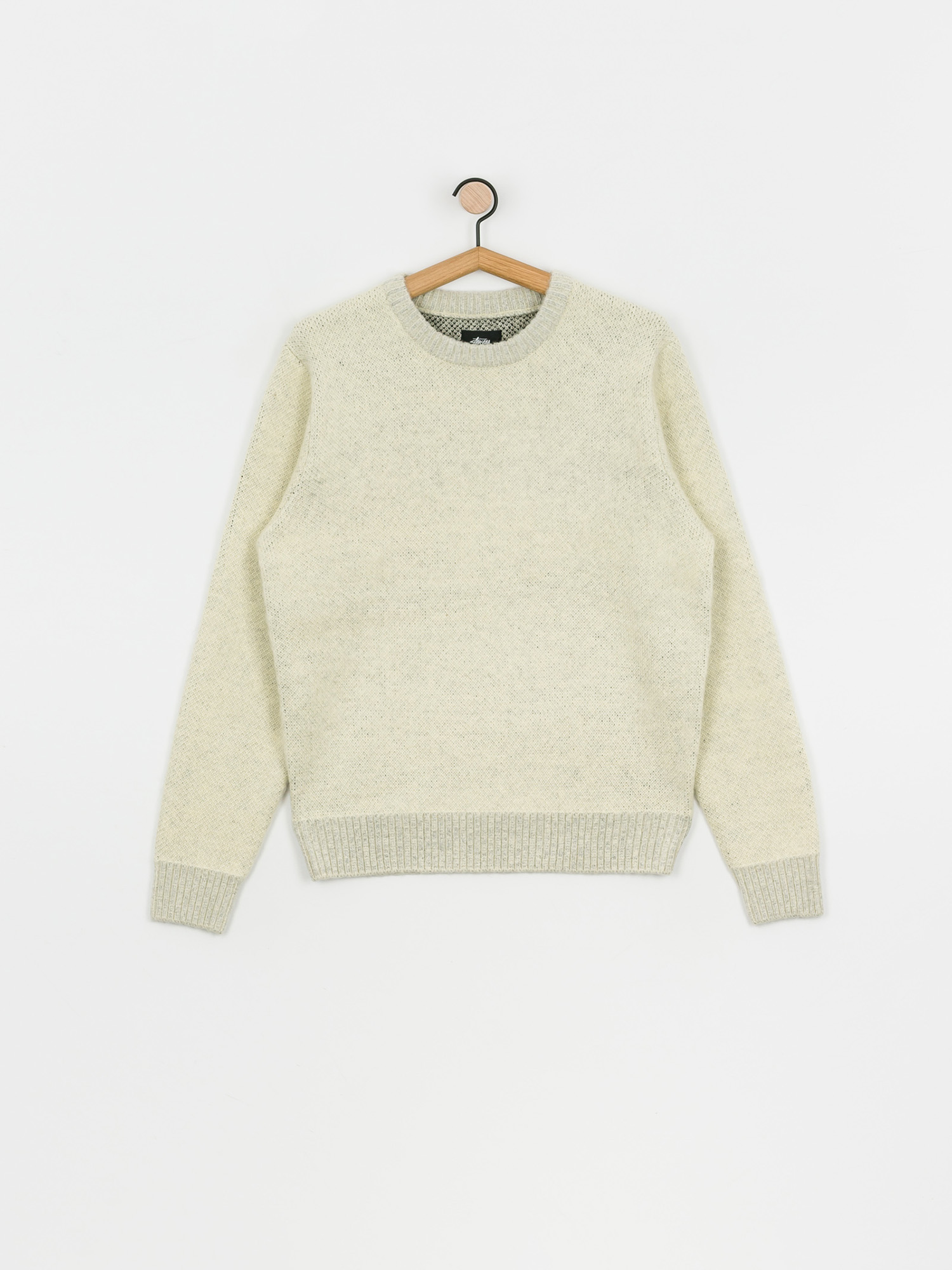 Stussy 8 Ball Heavy Brushed Mohair Pulli (cream)