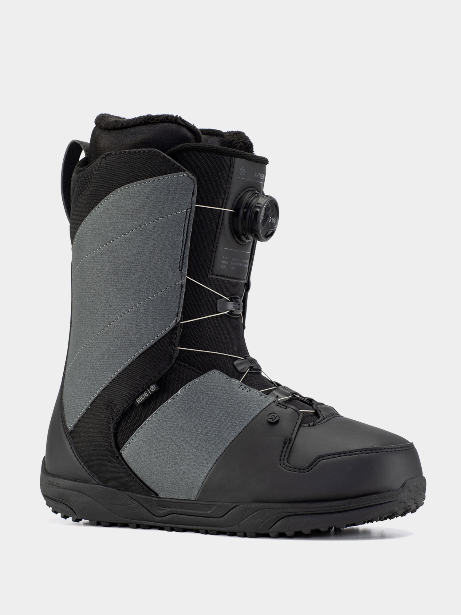 Mens Ride Anthem Snowboard boots (grey)