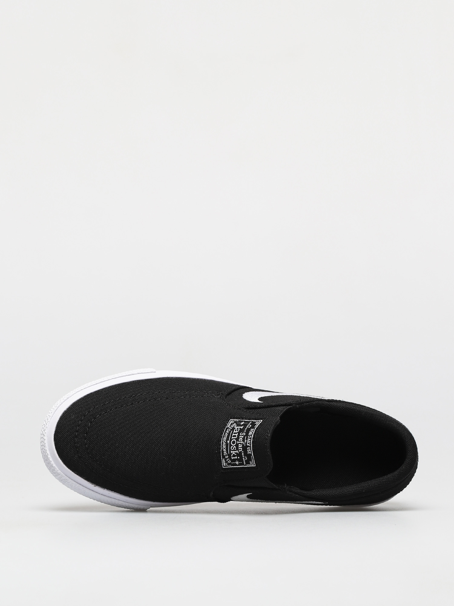 Nike SB Stefan Janoski Canvas Slip Gs Shoes (black/white)