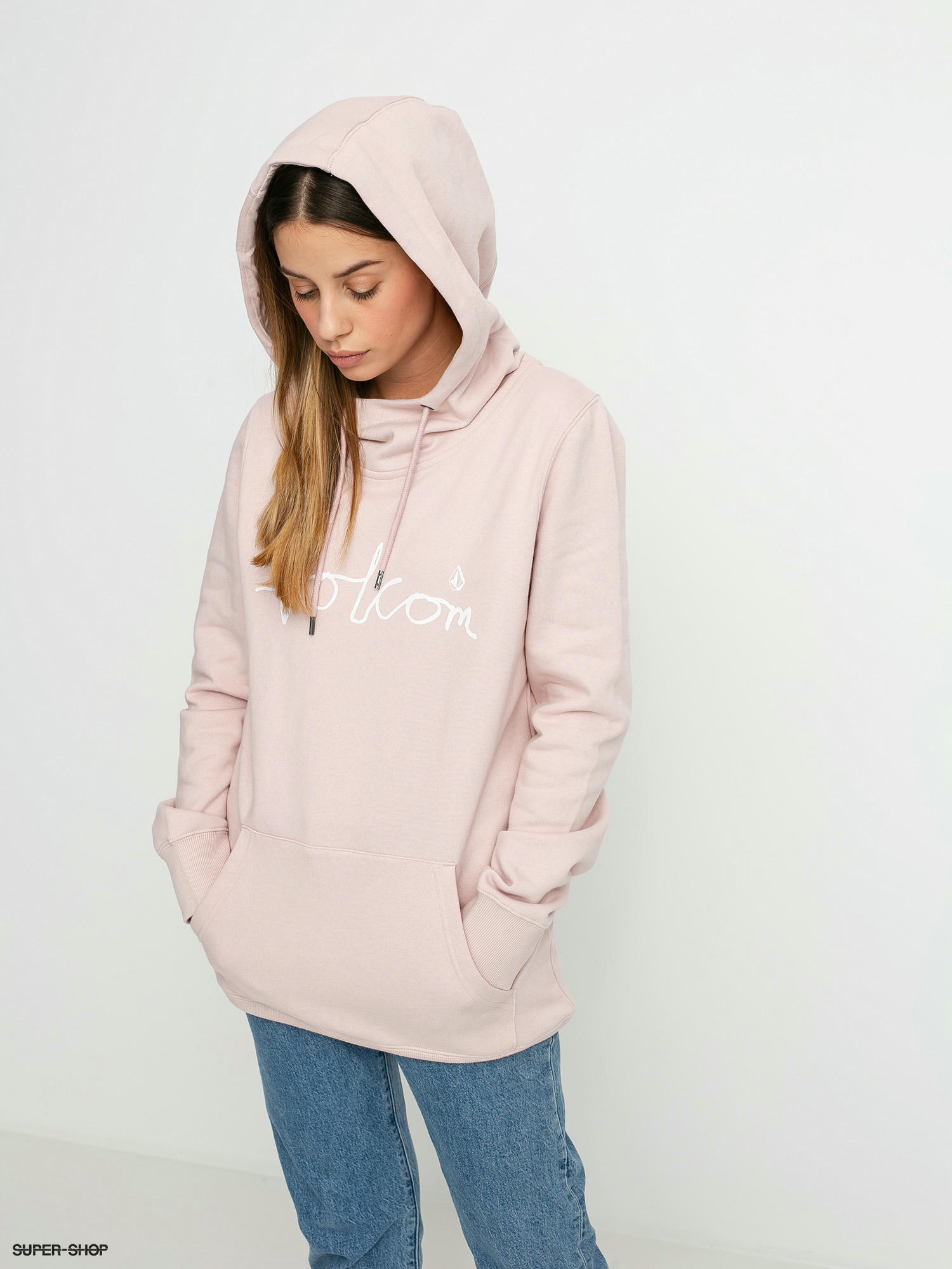 faded pink sweatshirt