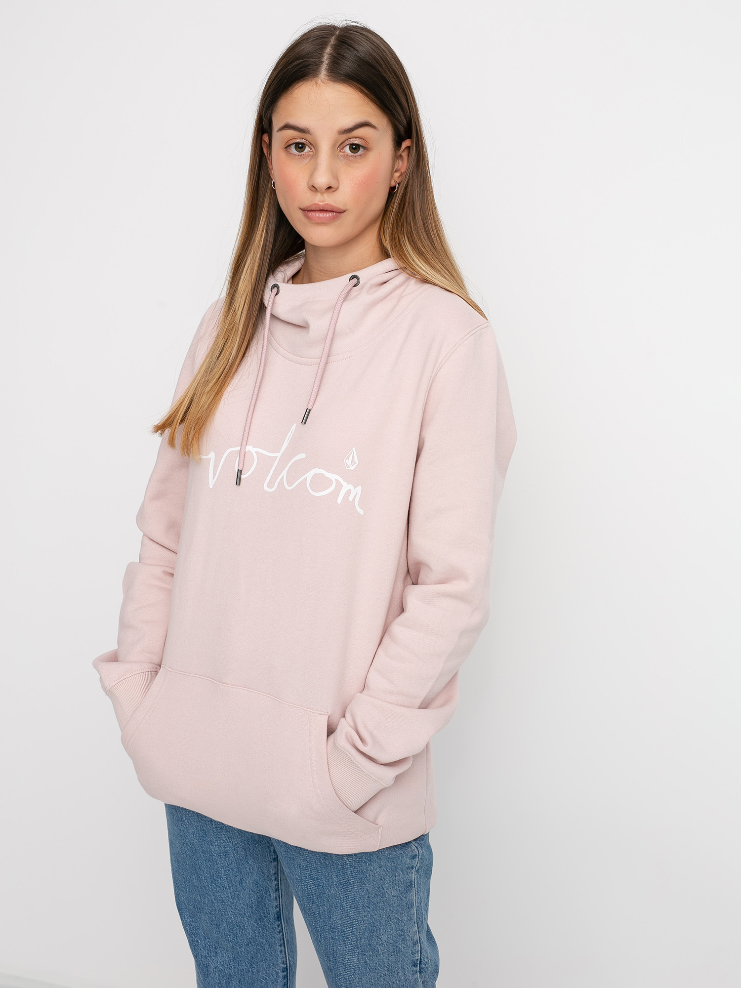 faded pink sweatshirt