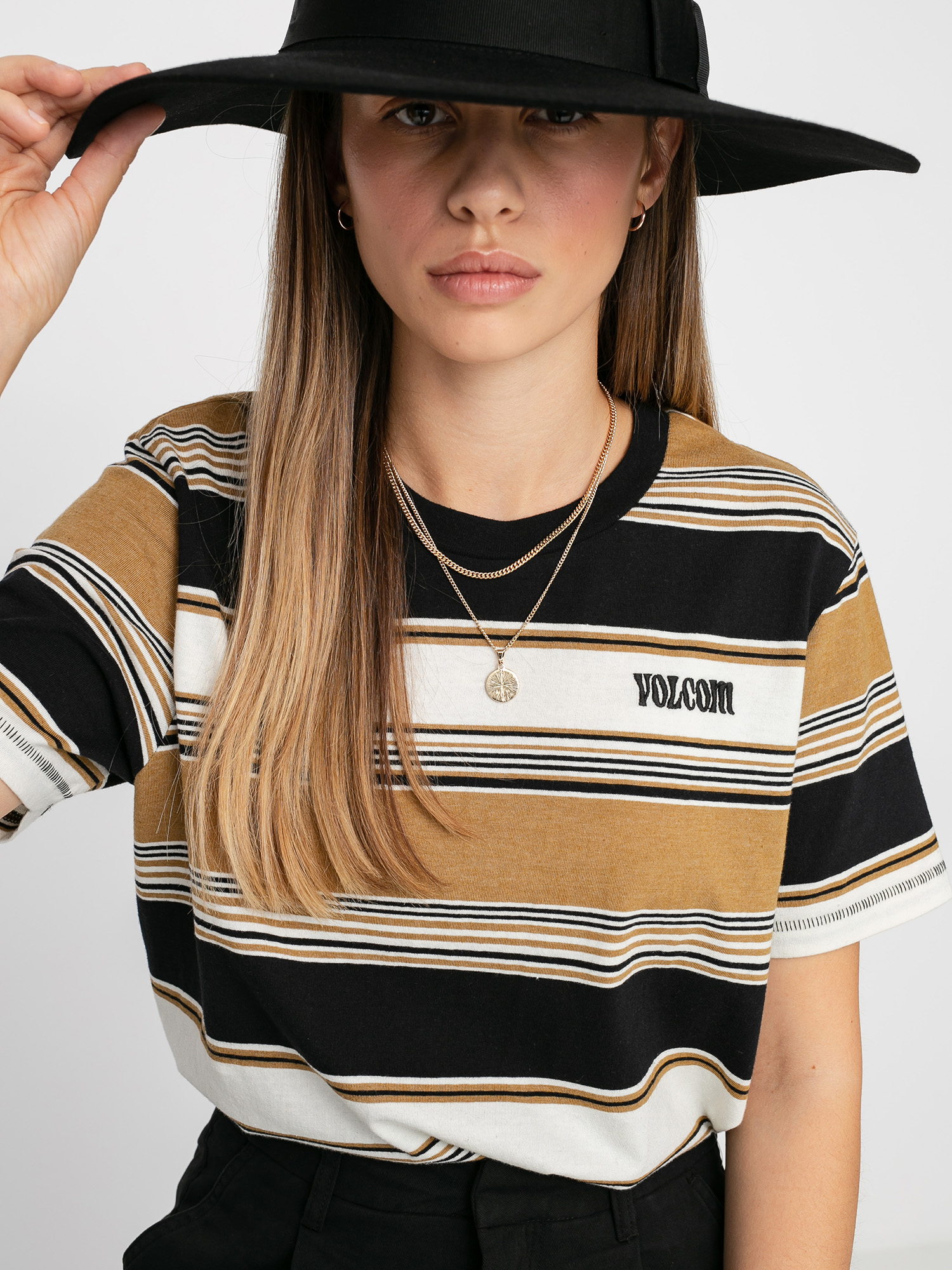 Volcom Doing Fine T-shirt Wmn (vintage gold)