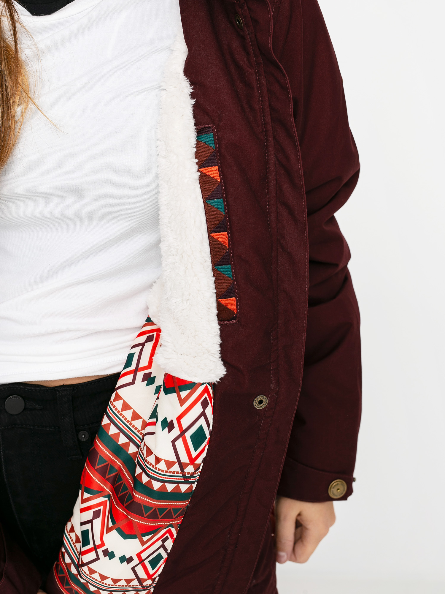 Iriedaily Holina Kishory Jacket Wmn (red wine)