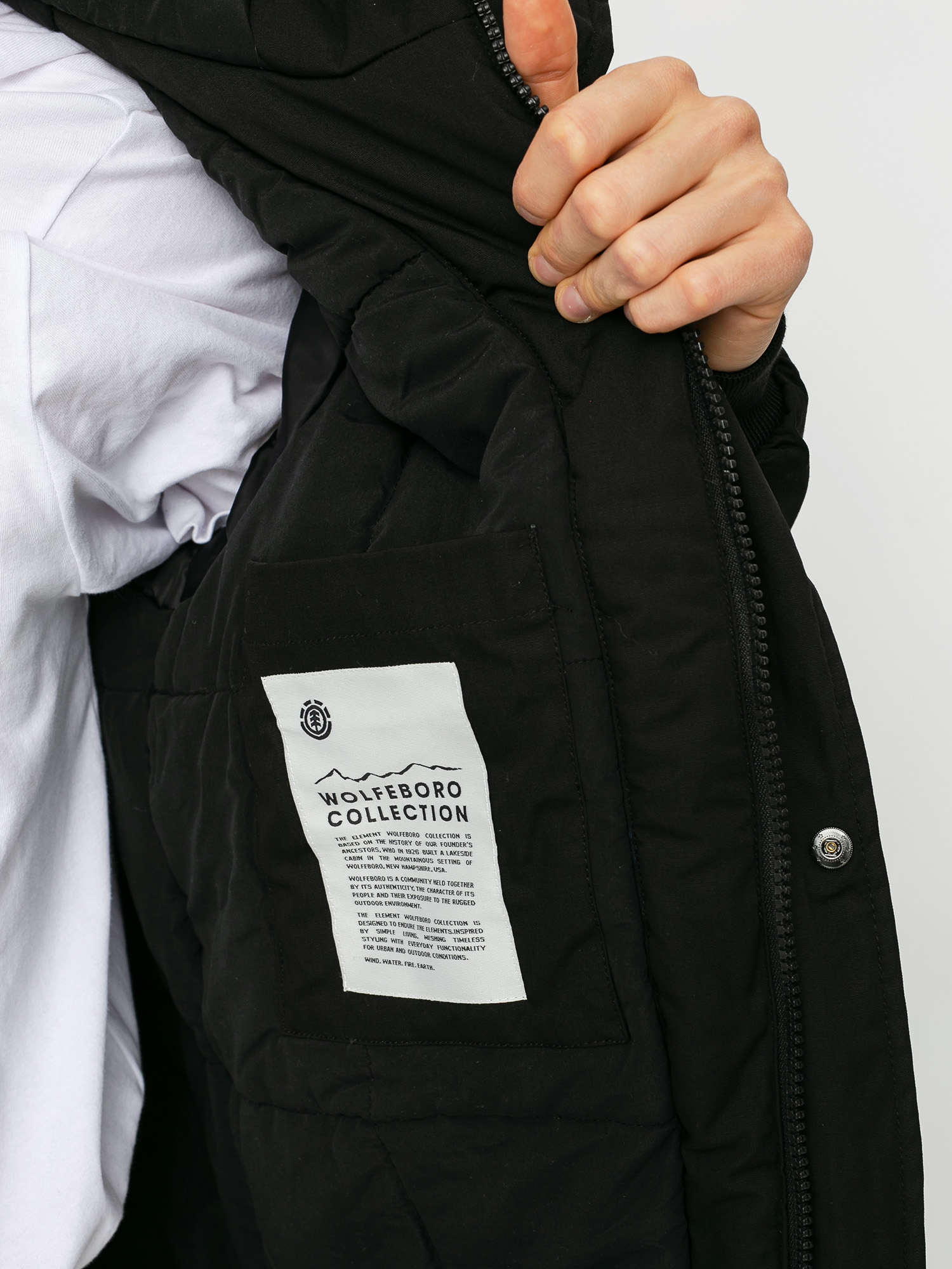 element wolfeboro collection jacket black