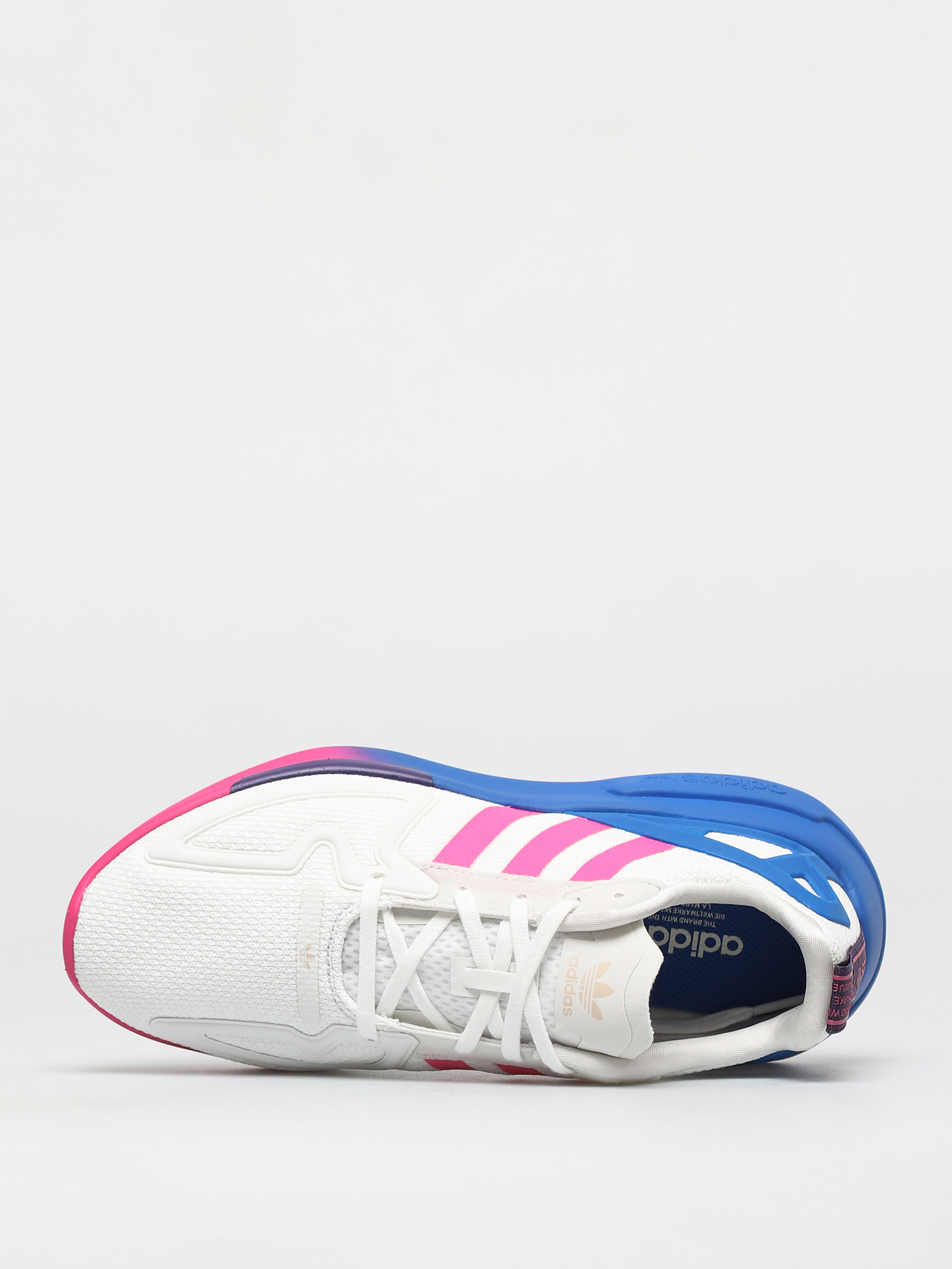 adidas Originals Zx 2K Flux Shoes Wmn (crywht/shopnk/blue)