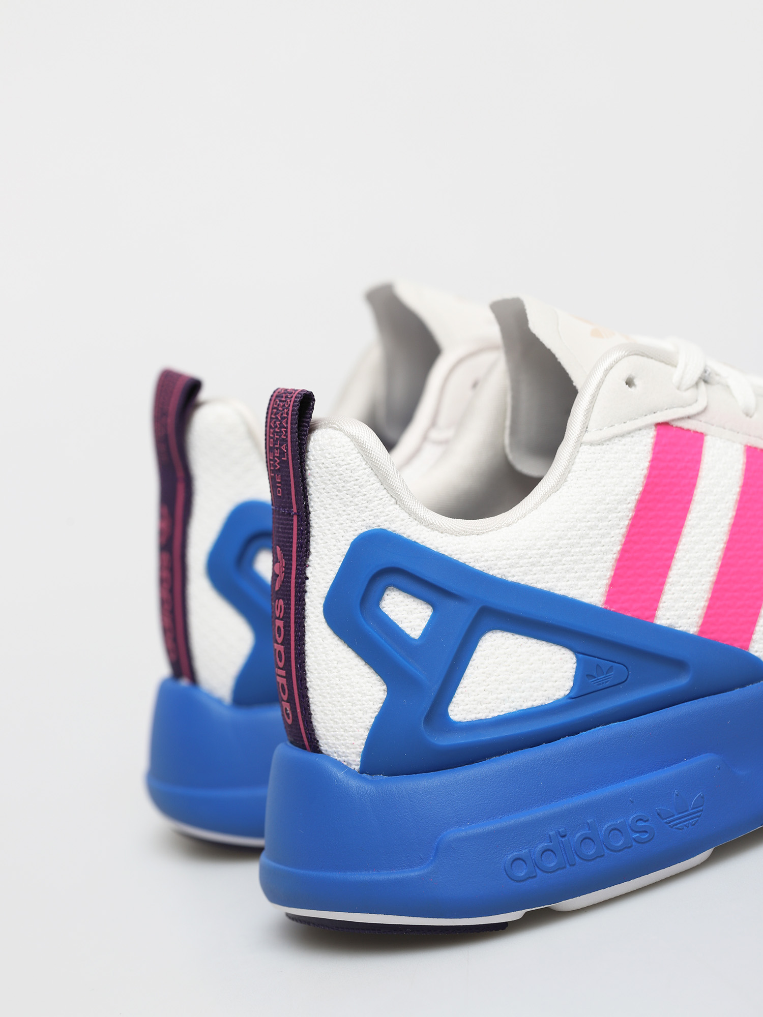 adidas Originals Zx 2K Flux Shoes Wmn (crywht/shopnk/blue)