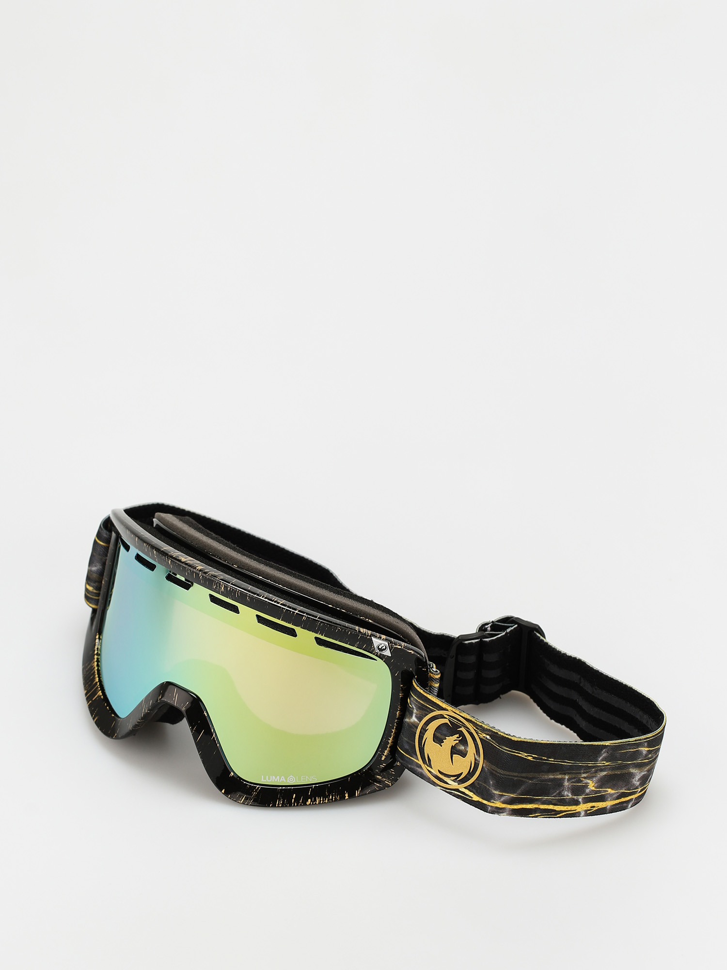 Dragon D1 Otg Goggles (14 karat/ll gold ion/ll amber)