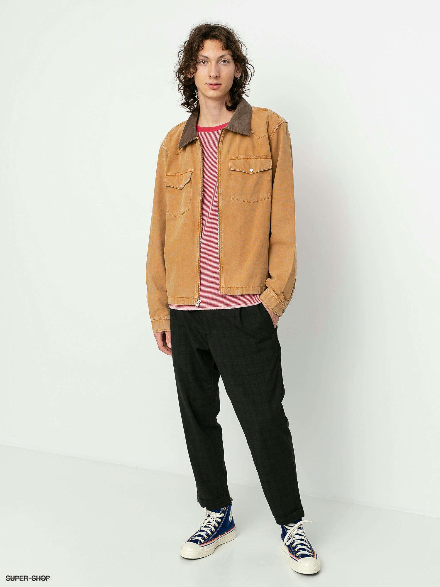 Stussy Washed Canvas Work Jacket (gold)