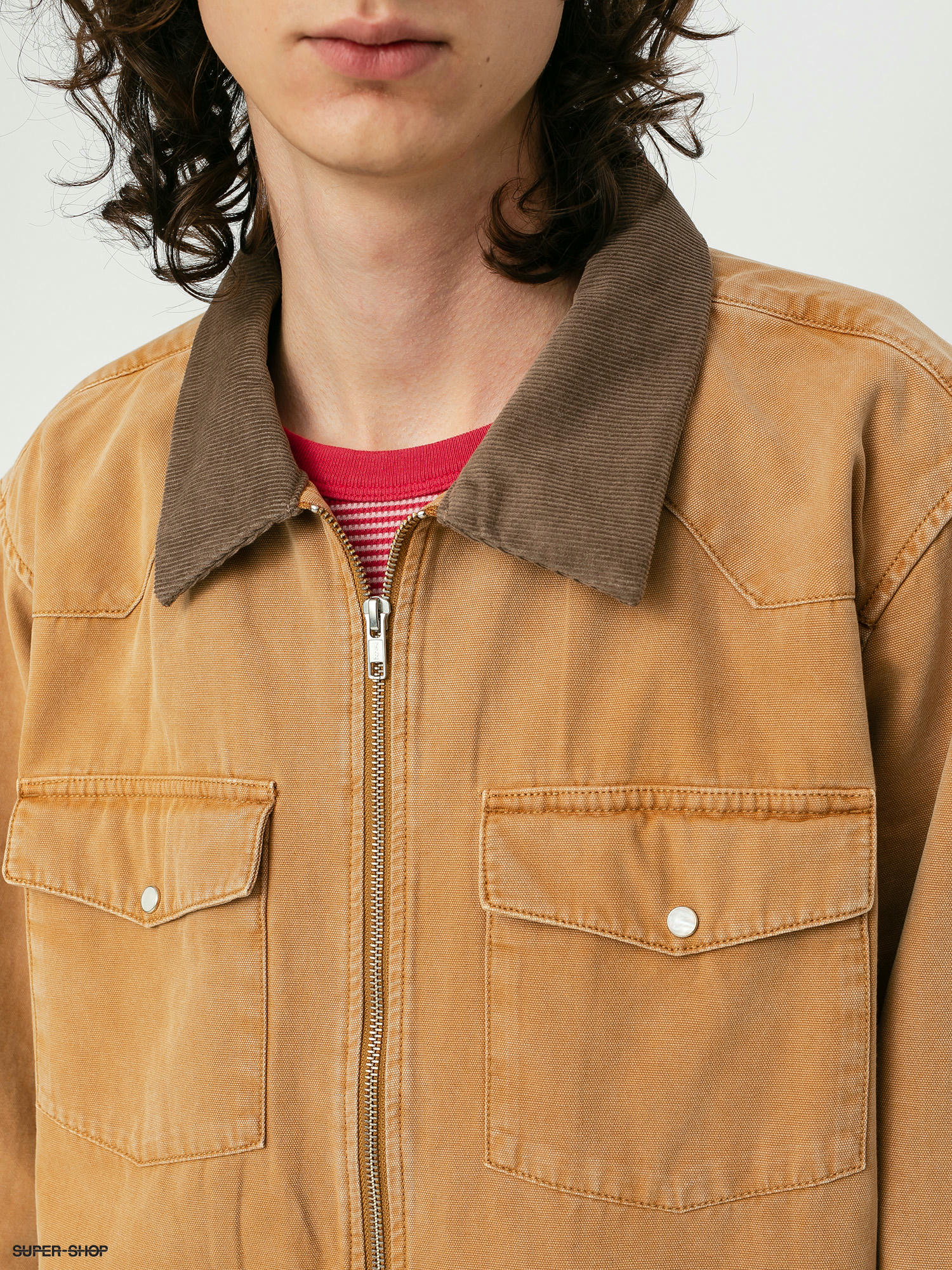 Stussy Washed Canvas Work Jacket (gold)