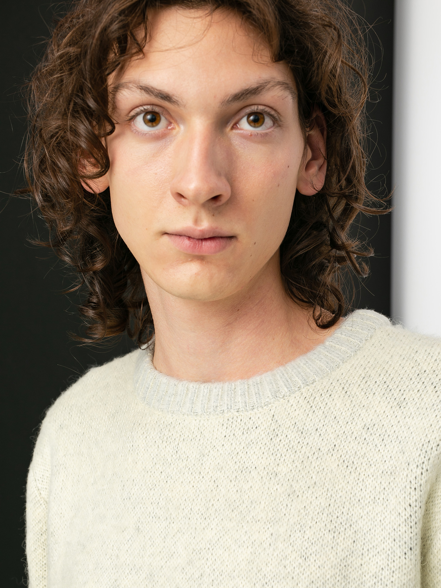 Stussy 8 Ball Heavy Brushed Mohair Sweater (cream)