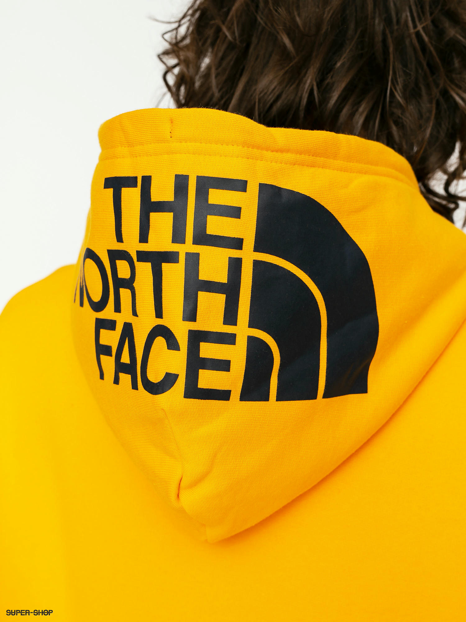 Gold north clearance face hoodie