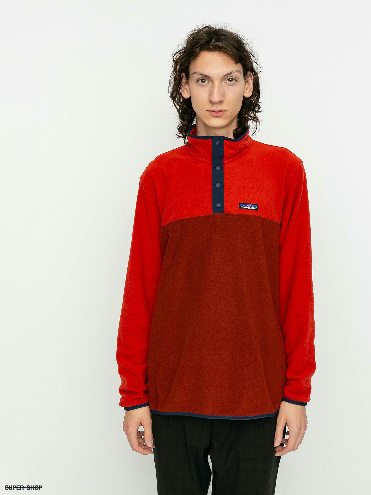 Patagonia Micro D Snap T Fleece (barn red)