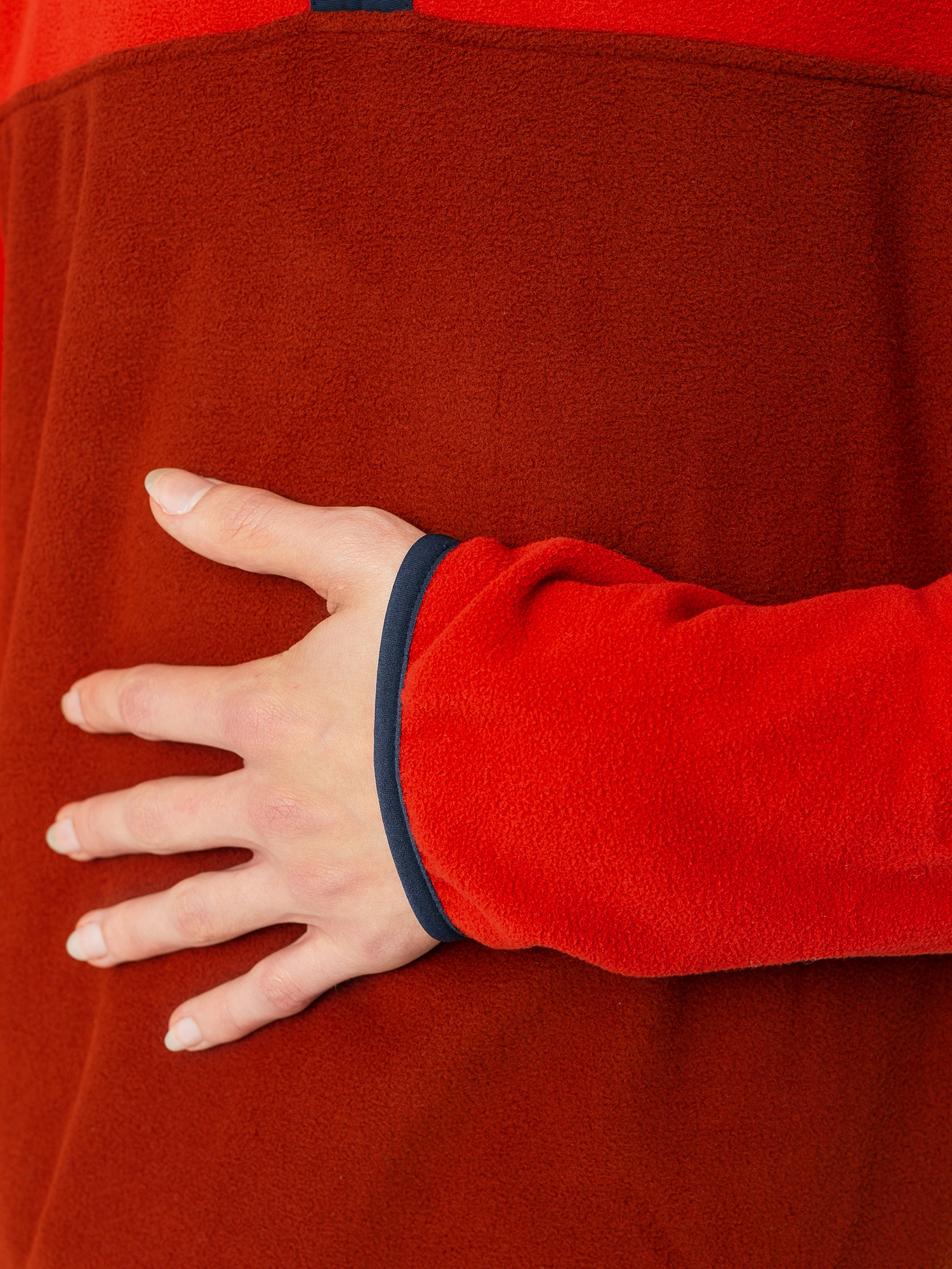 Mens Patagonia Micro D Snap T Fleece  (barn red)