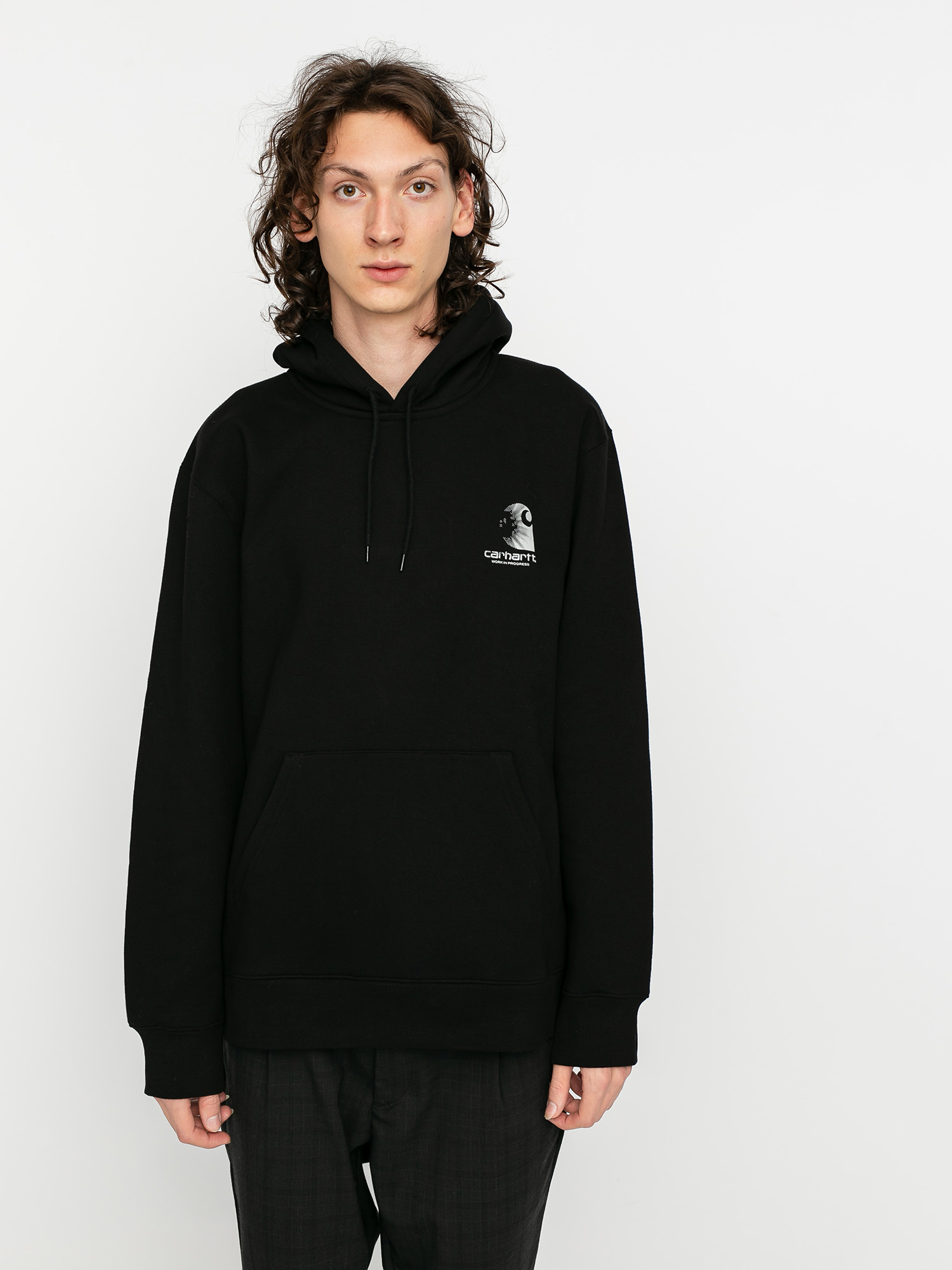 Carhartt WIP Reflective Headlight HD Hoodie (black/reflective grey)