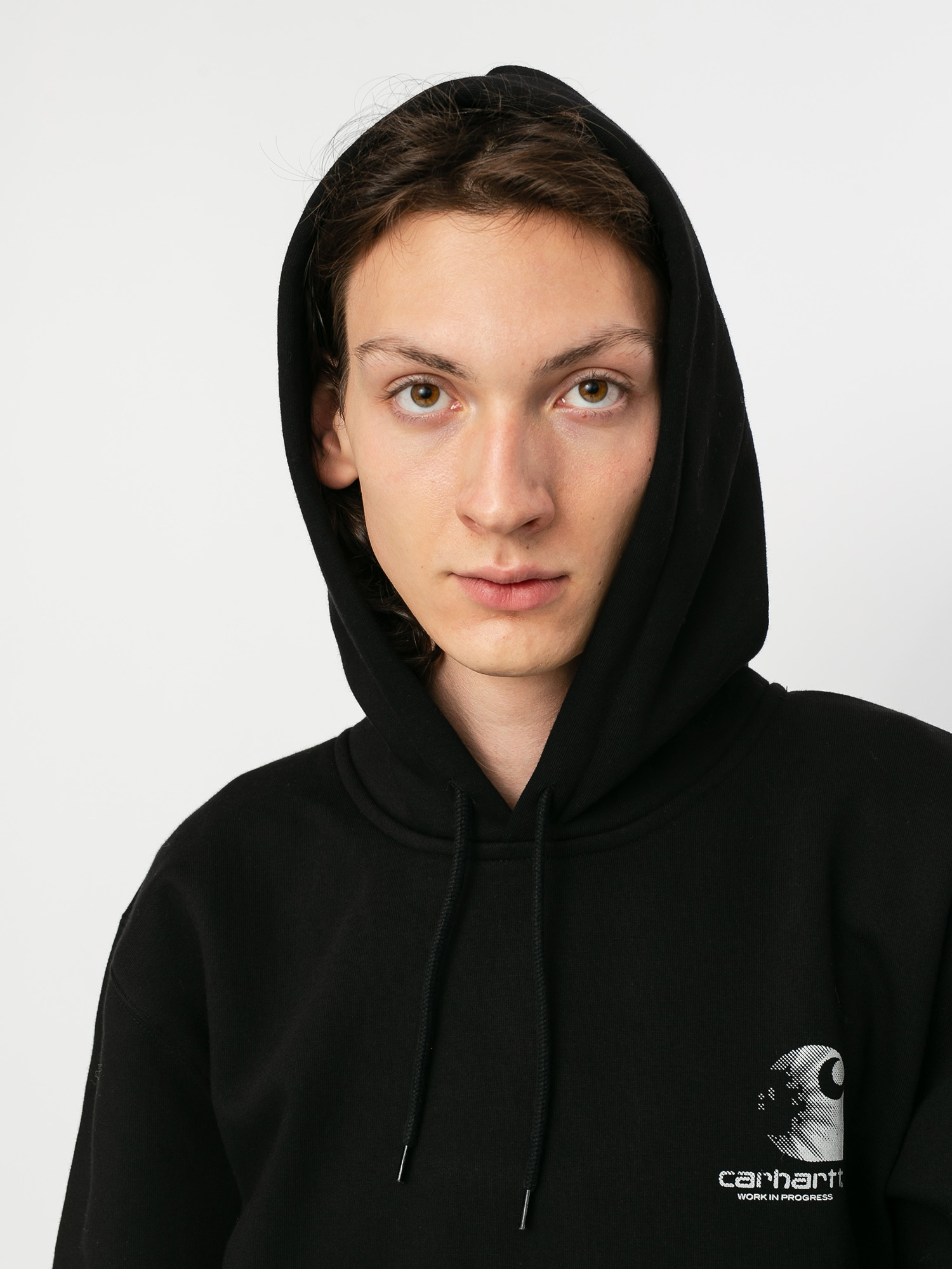 Carhartt WIP Reflective Headlight HD Hoodie (black/reflective grey)