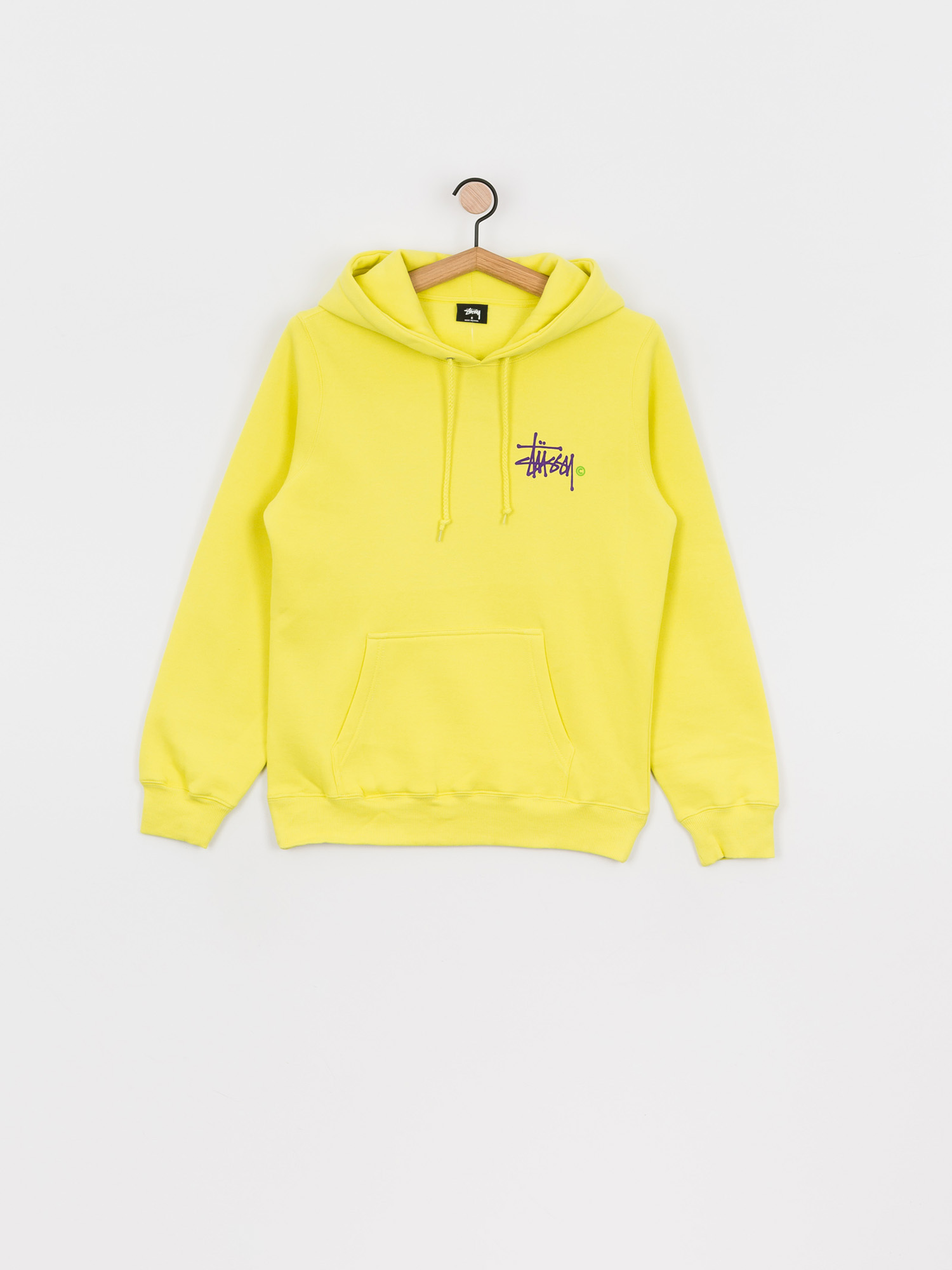 Stussy Basic Logo HD Hoody Wmn (lemon)