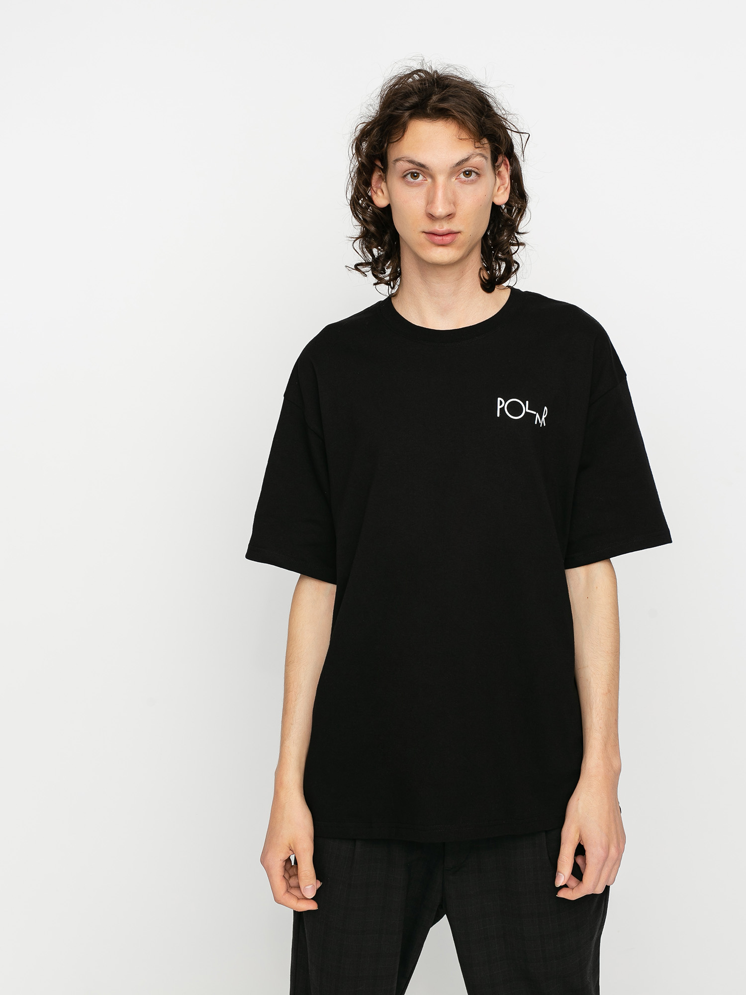 Polar Skate T-Shirt Stroke Logo (black)