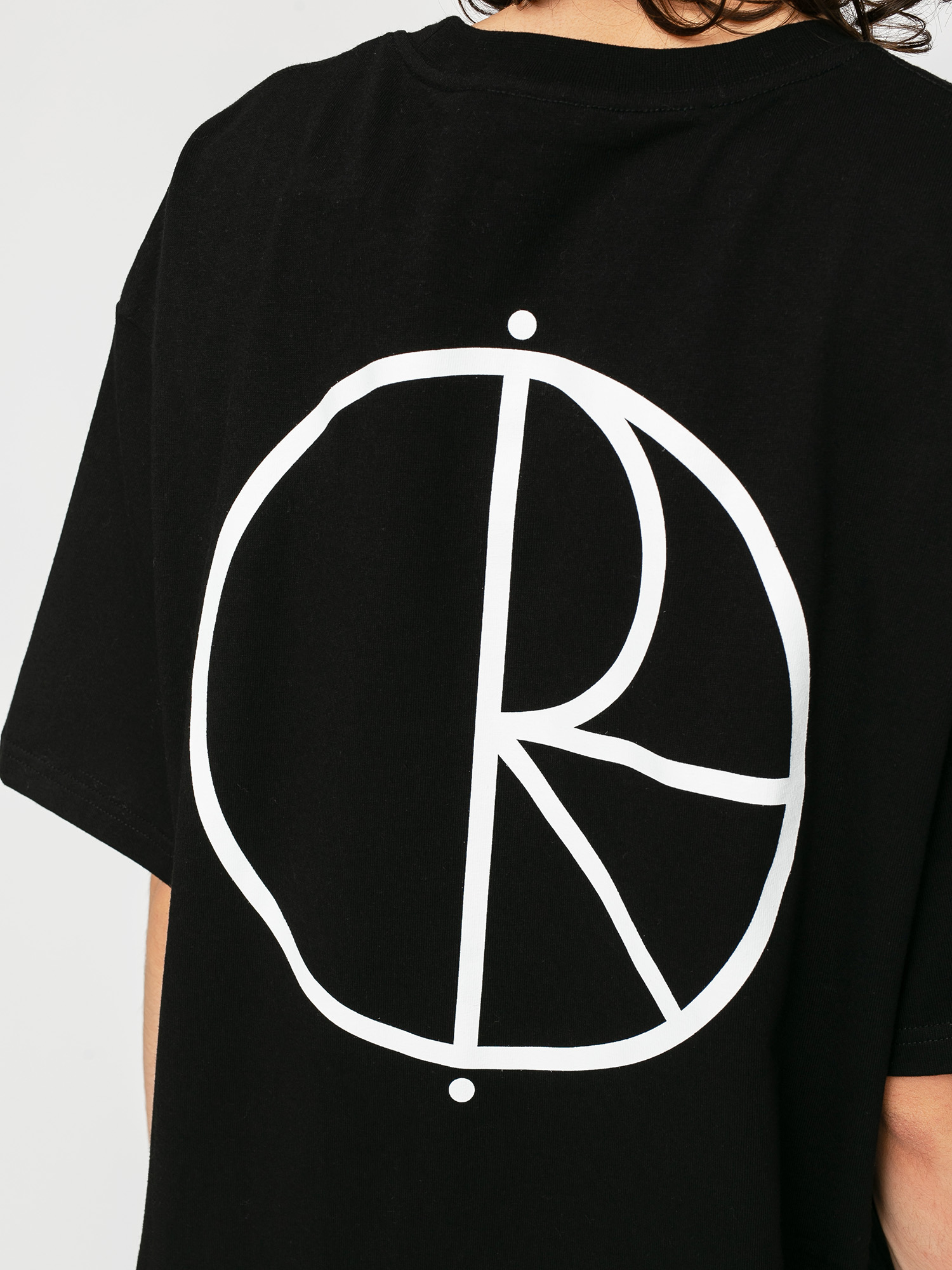 Polar Skate T-shirt Stroke Logo (black)