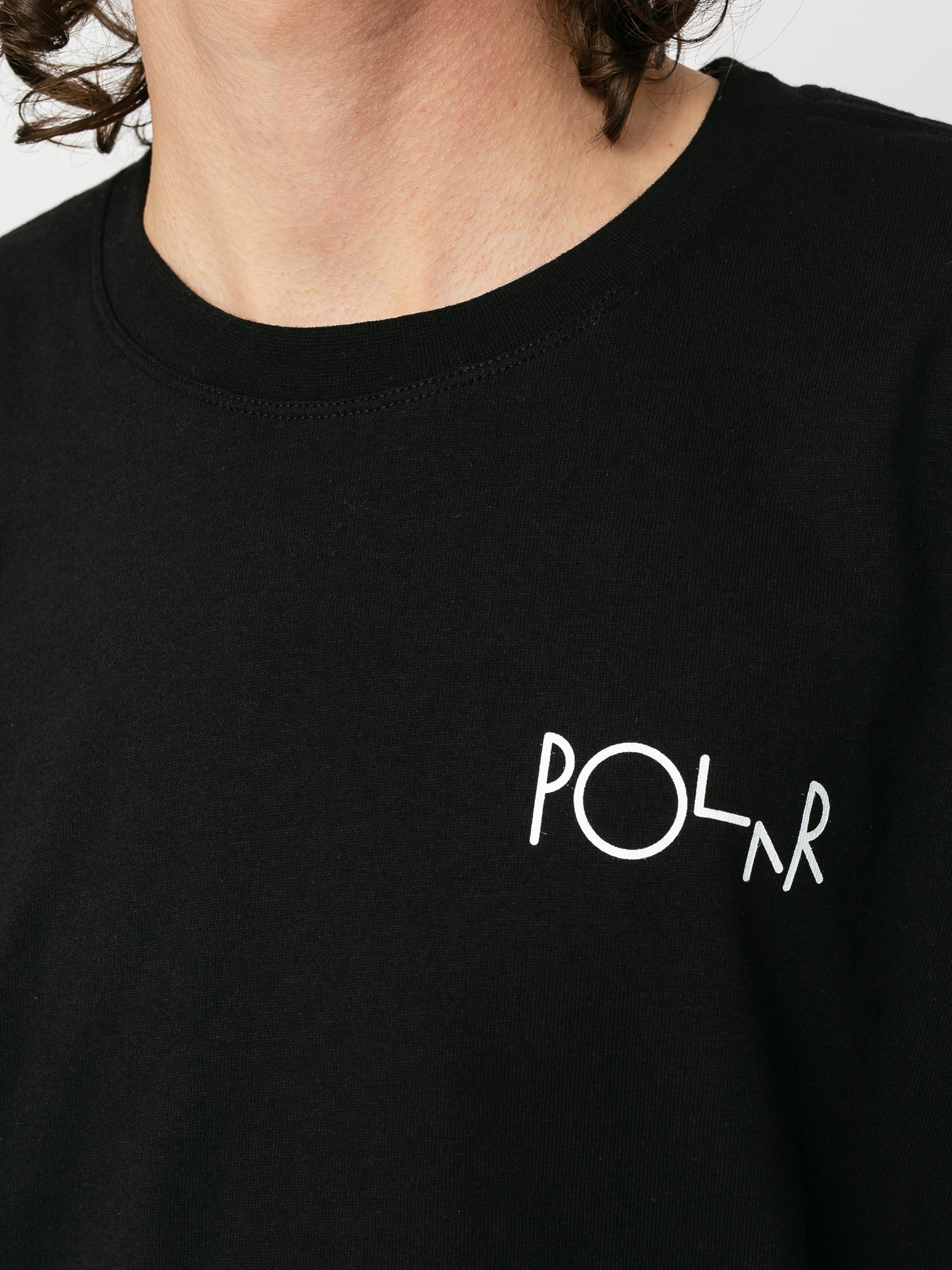 Polar Skate T-shirt Stroke Logo (black)