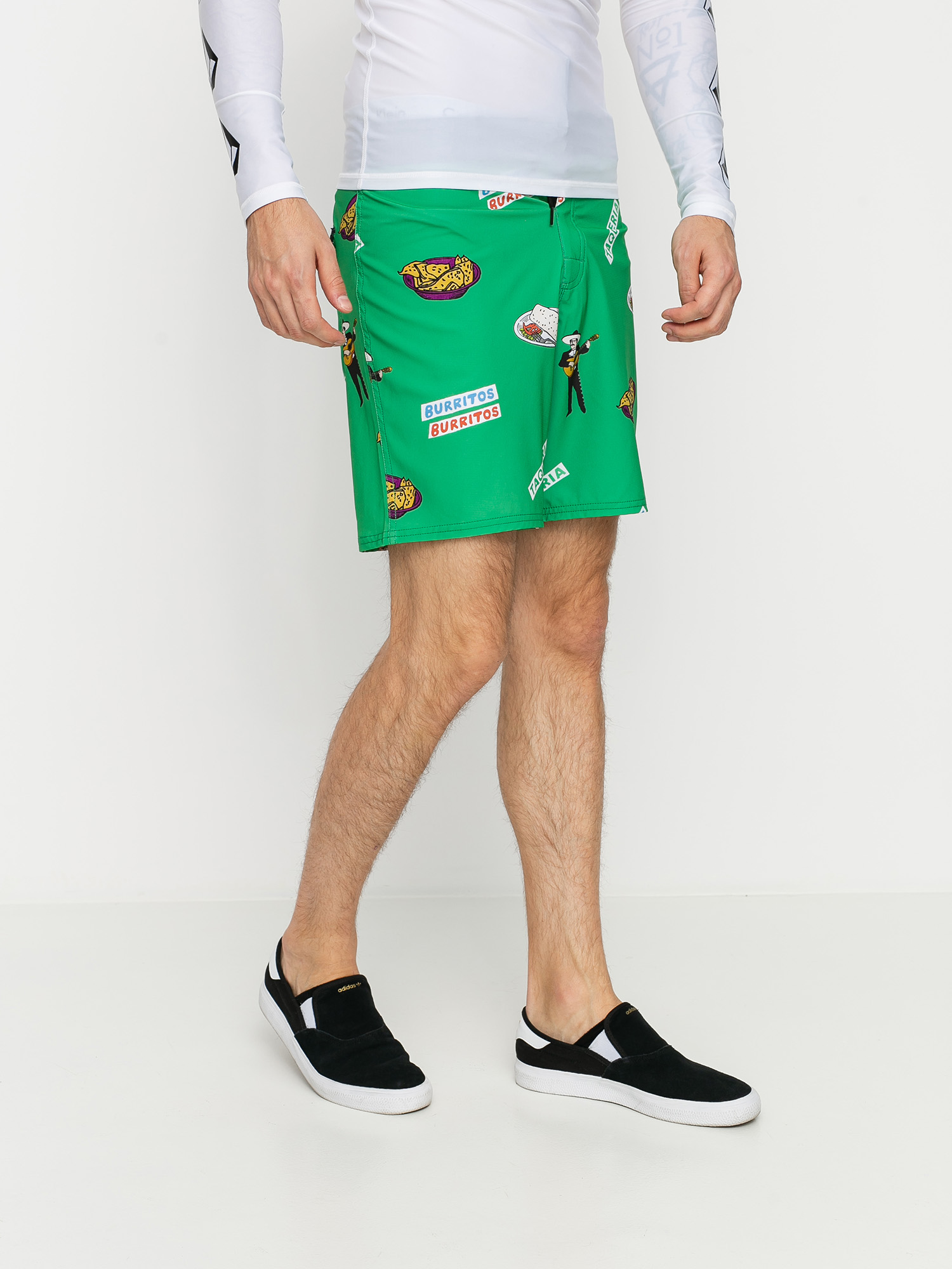 RVCA Hot Fudge Trunk Shorts (green)