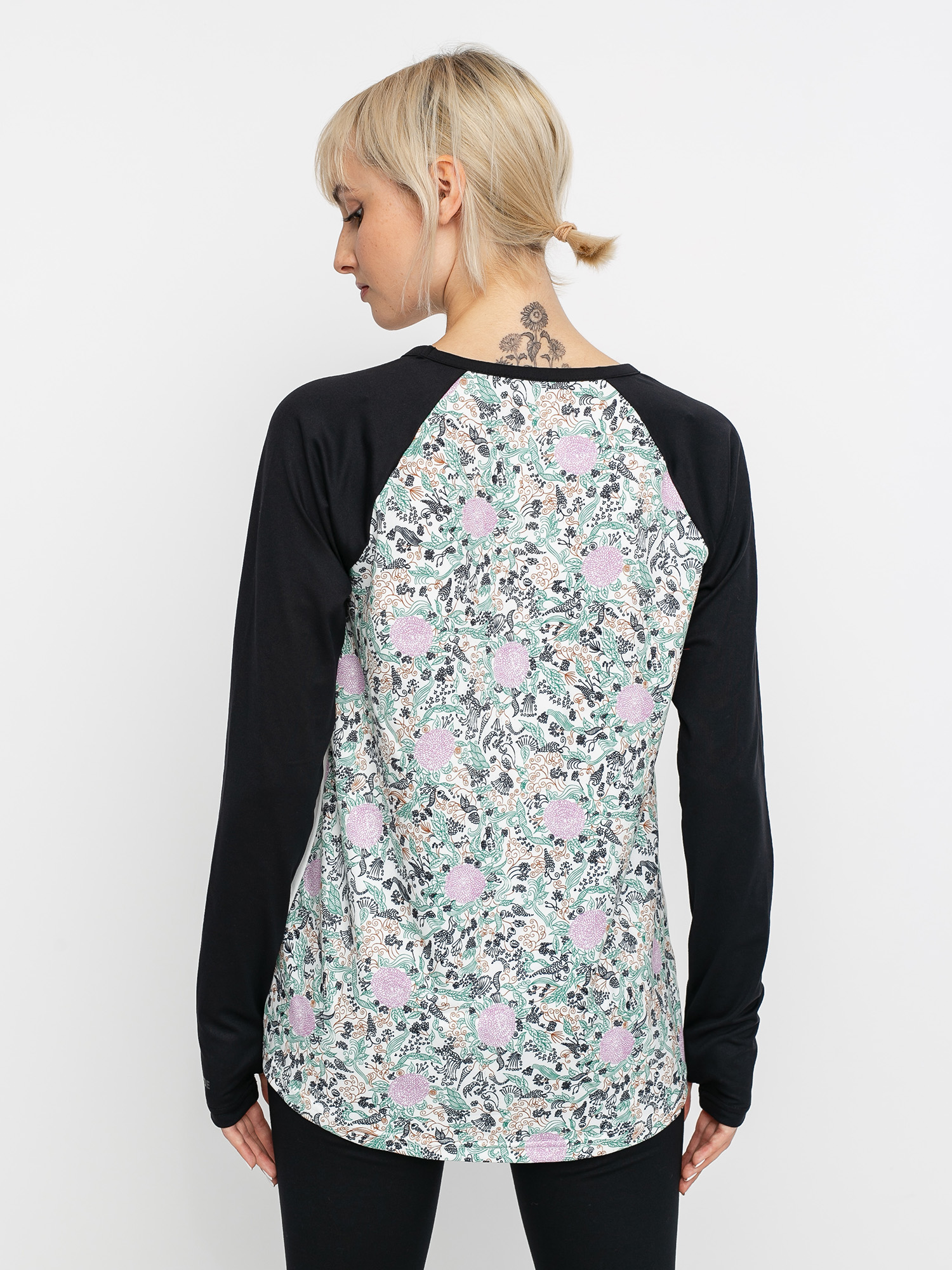 Womens Burton Roadie Base Layer Tech Active longsleeve (stout white/avgard)