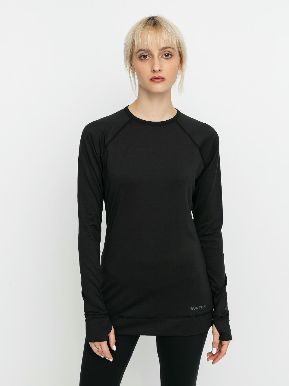 Burton Lightweight X Base Layer Crew Active longsleeve Wmn (true black)