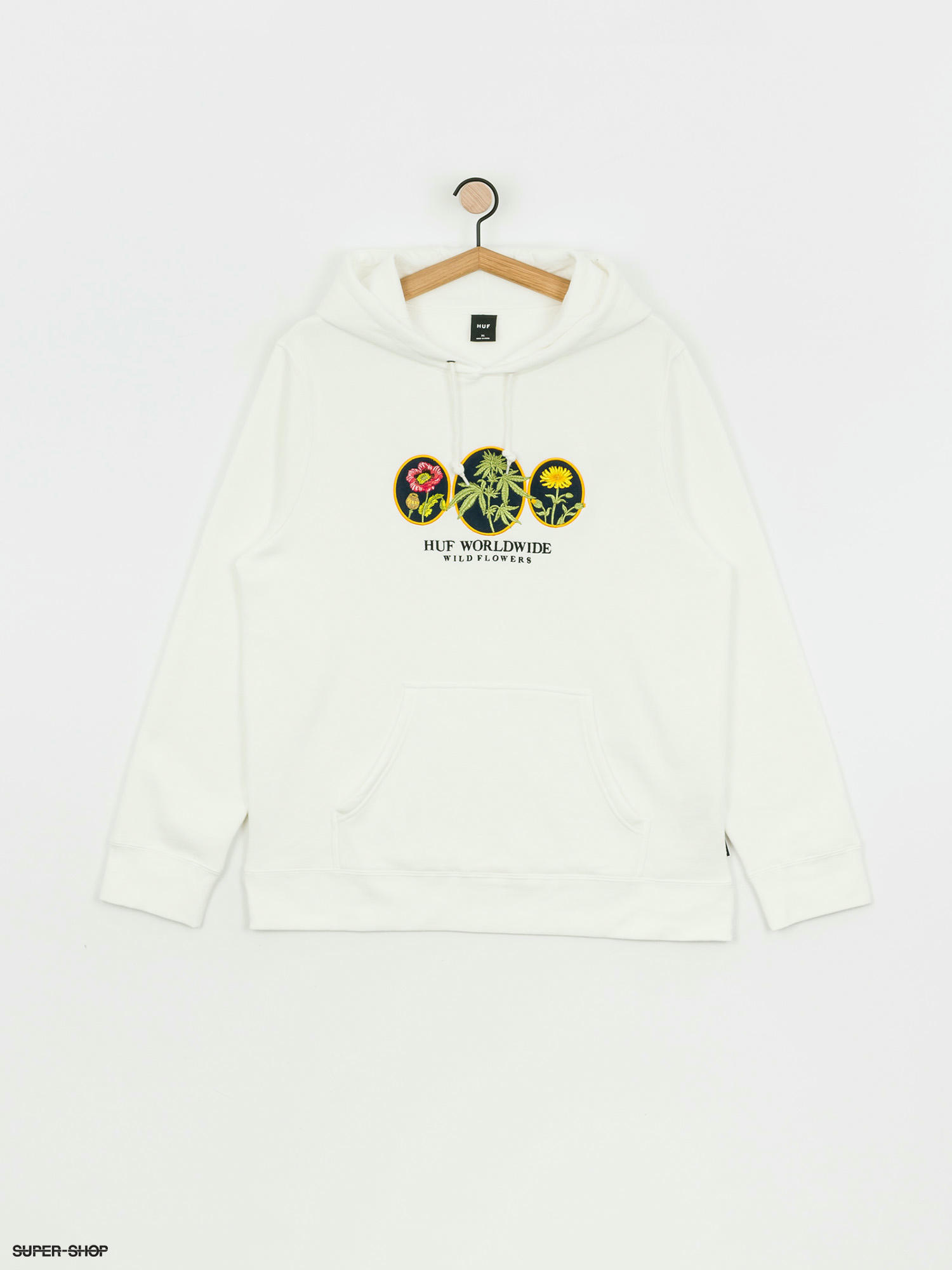 HUF Wild Flowers 2 HD Hoodie (unbleached)