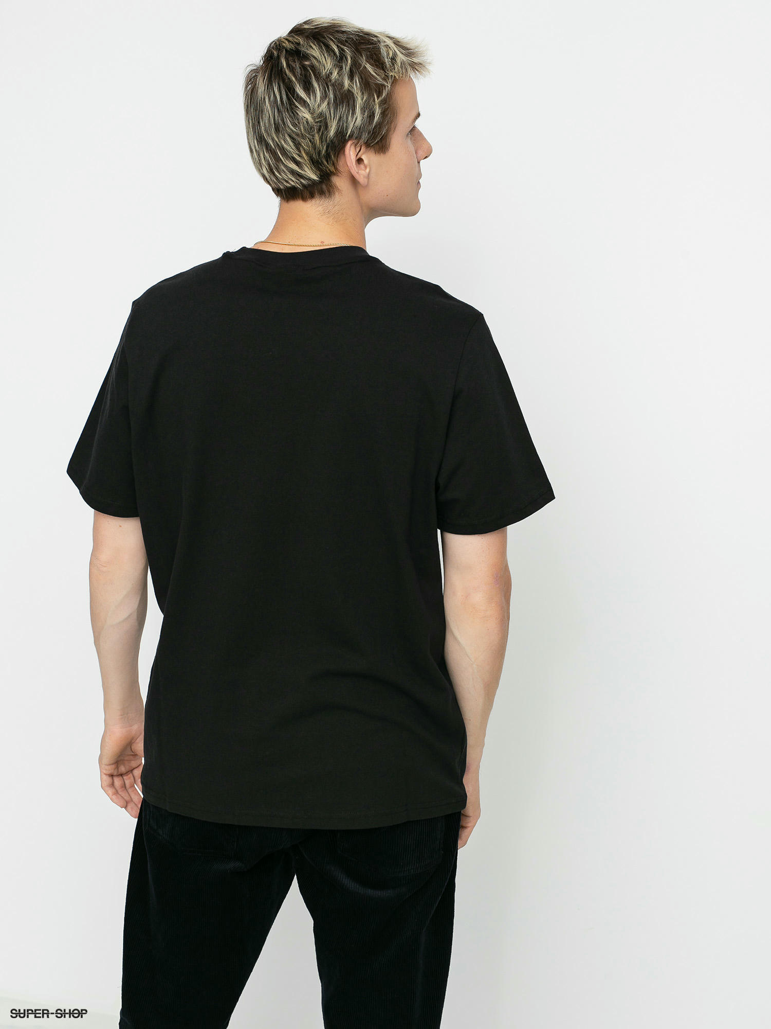 puma plain black t shirt