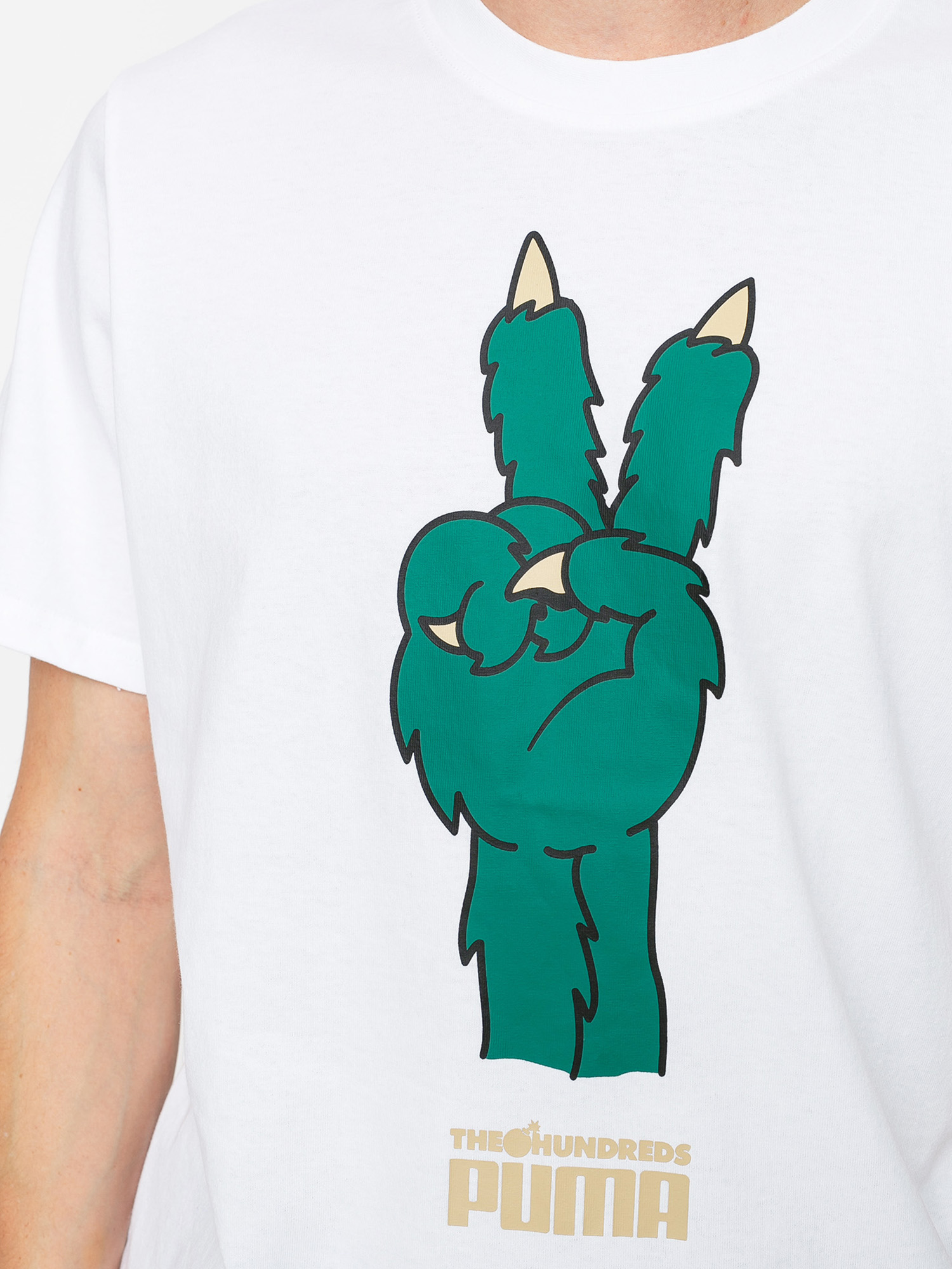 Puma X The Hundreds Hand T-shirt (white)