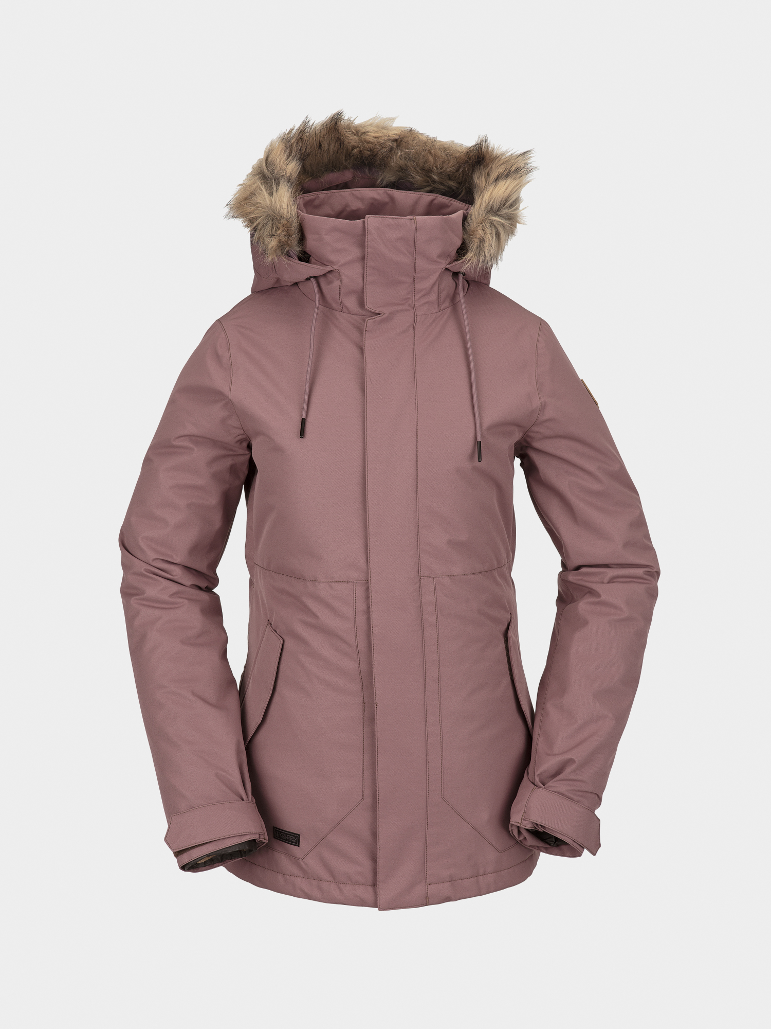 Womens Volcom Fawn Ins Snowboard jacket (rose wood)