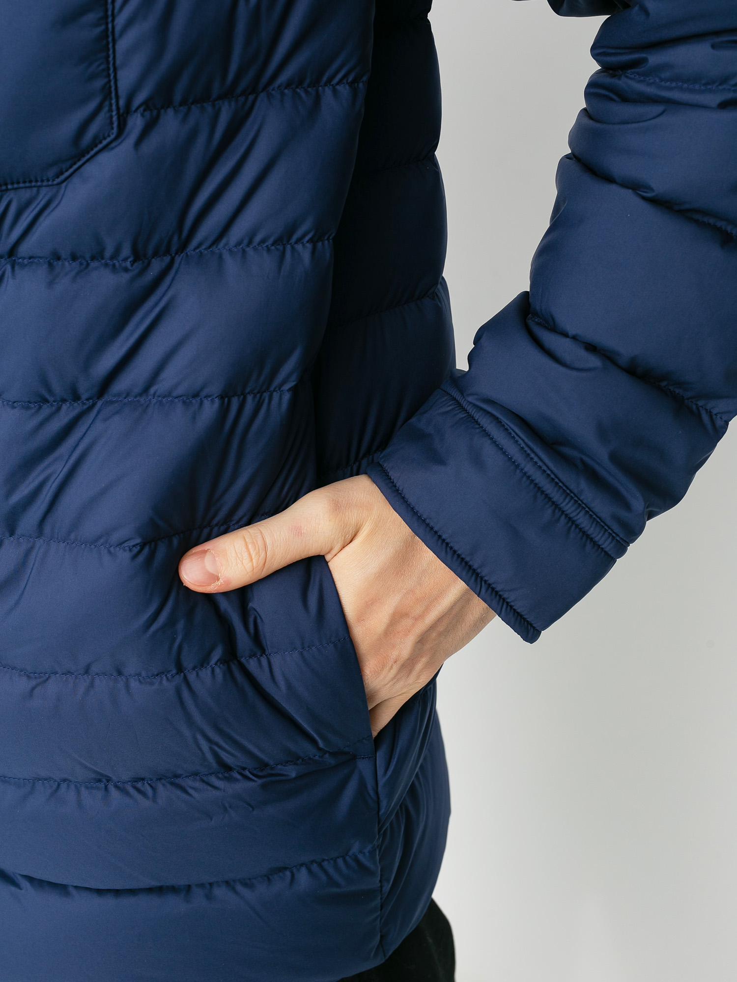 patagonia navy down jacket