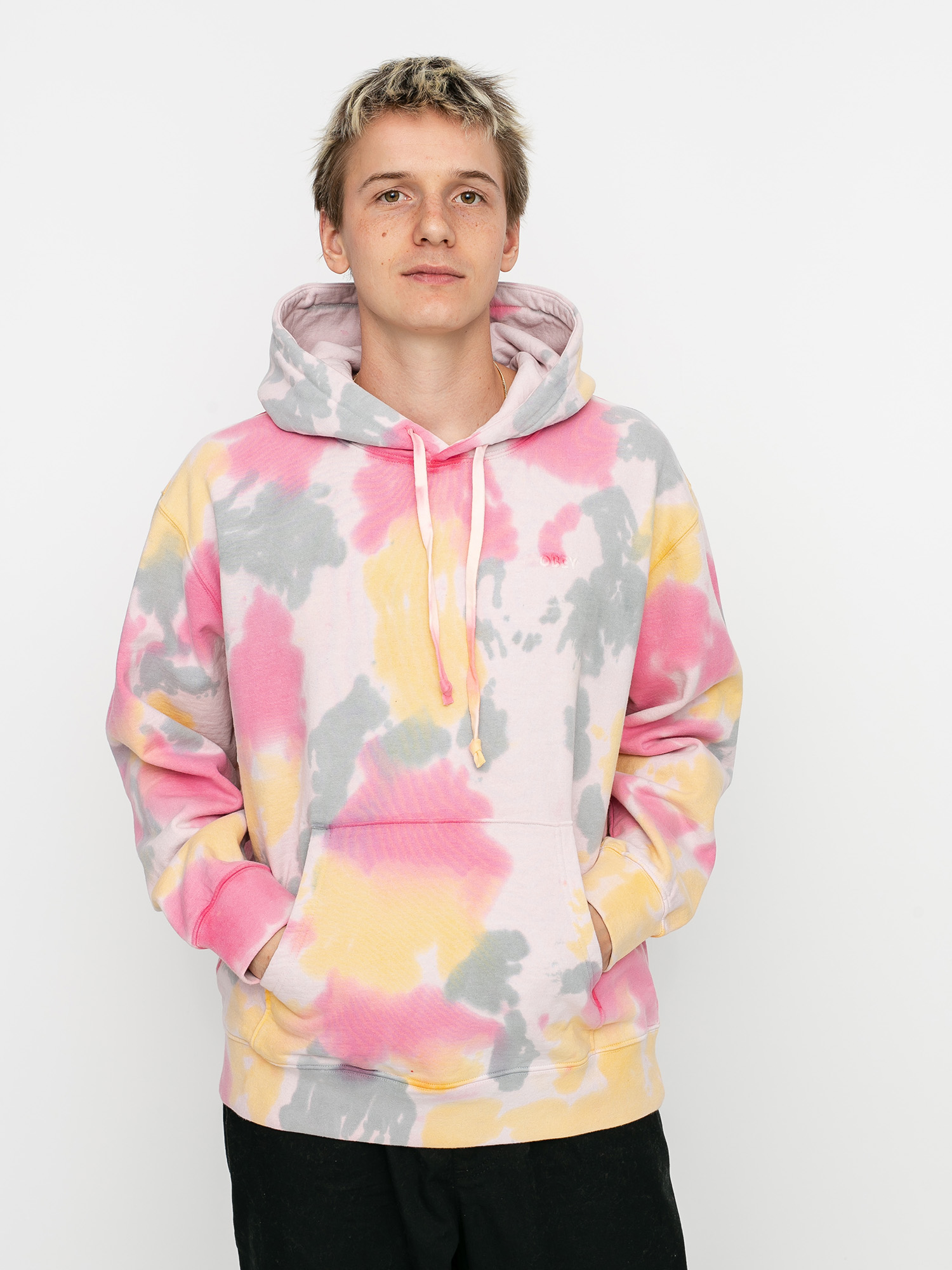 obey yellow hoodie
