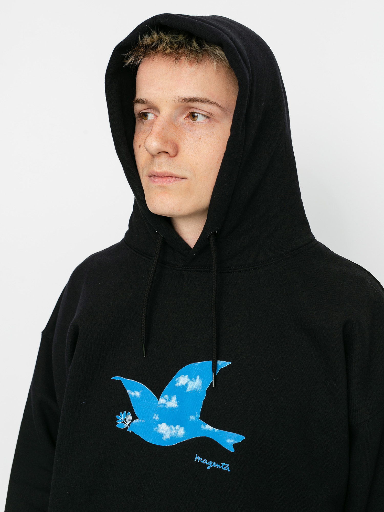 magenta skate hoodie