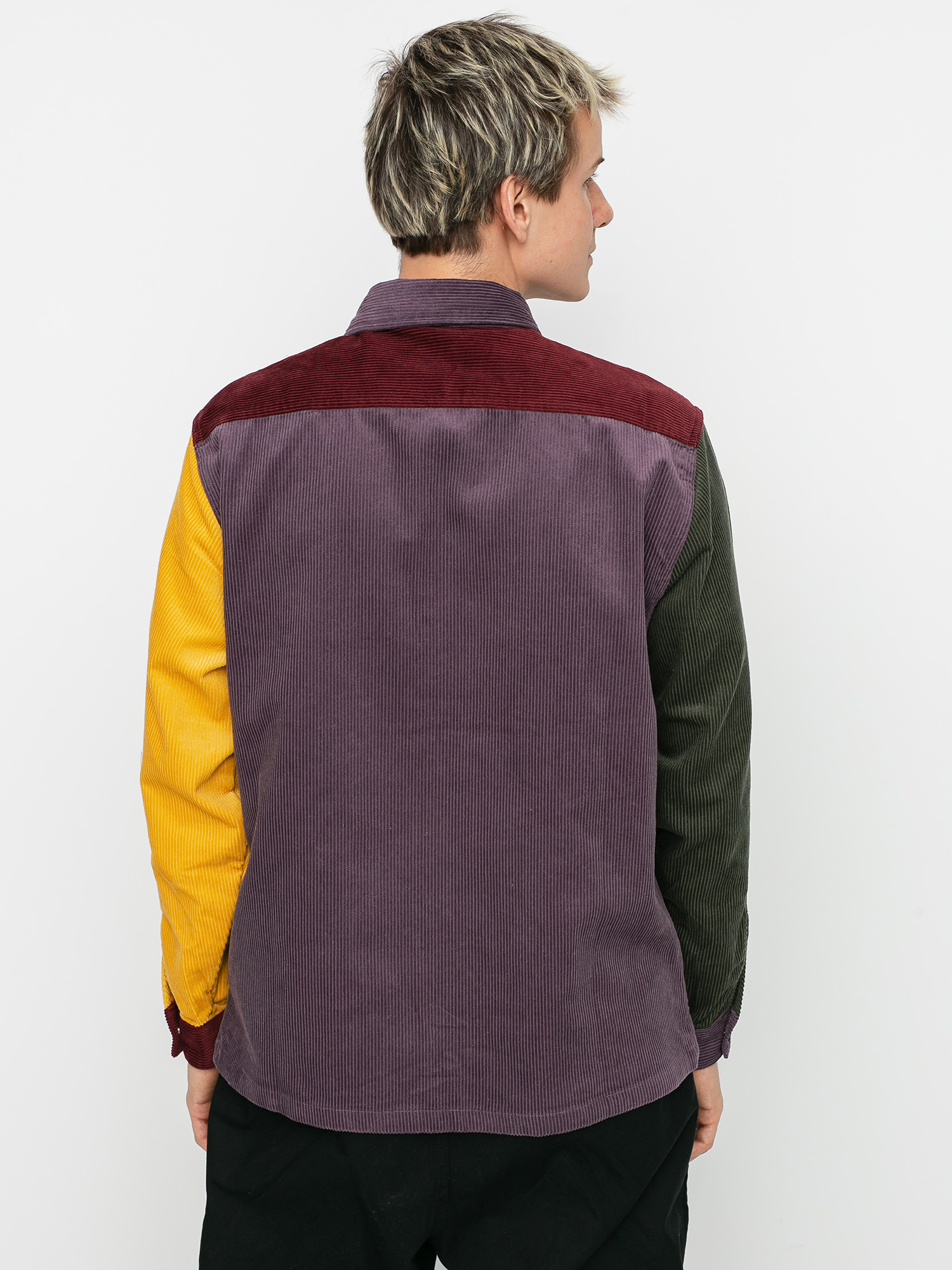 HUF Cord Block Shirt (olive)