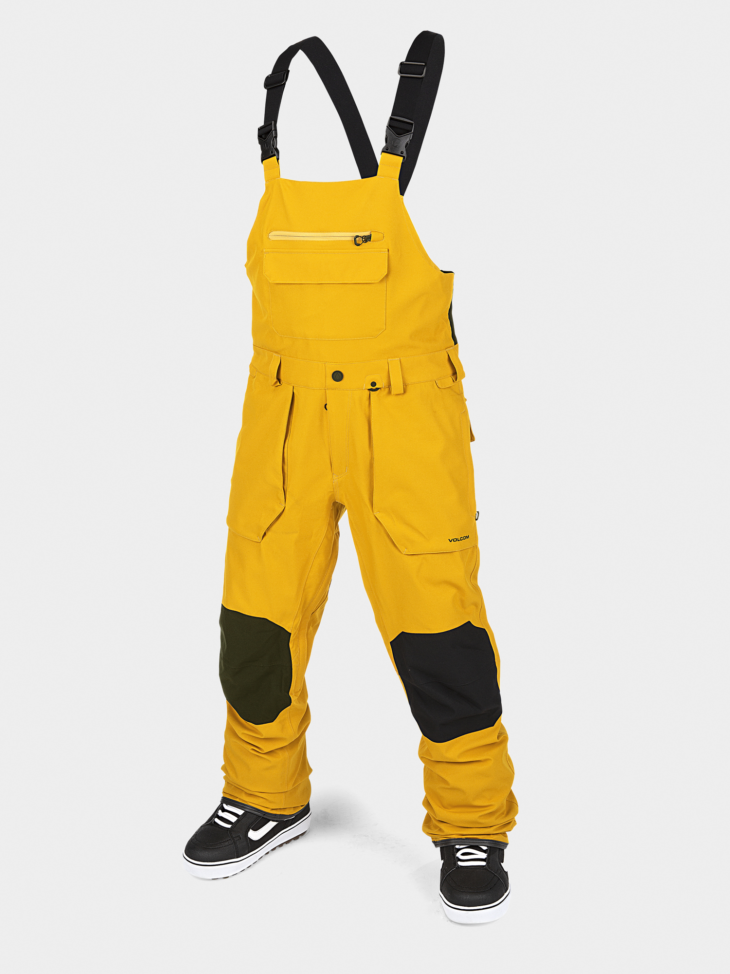 Mens Volcom Roan Bib Overall Snowboard pants (resin gold)