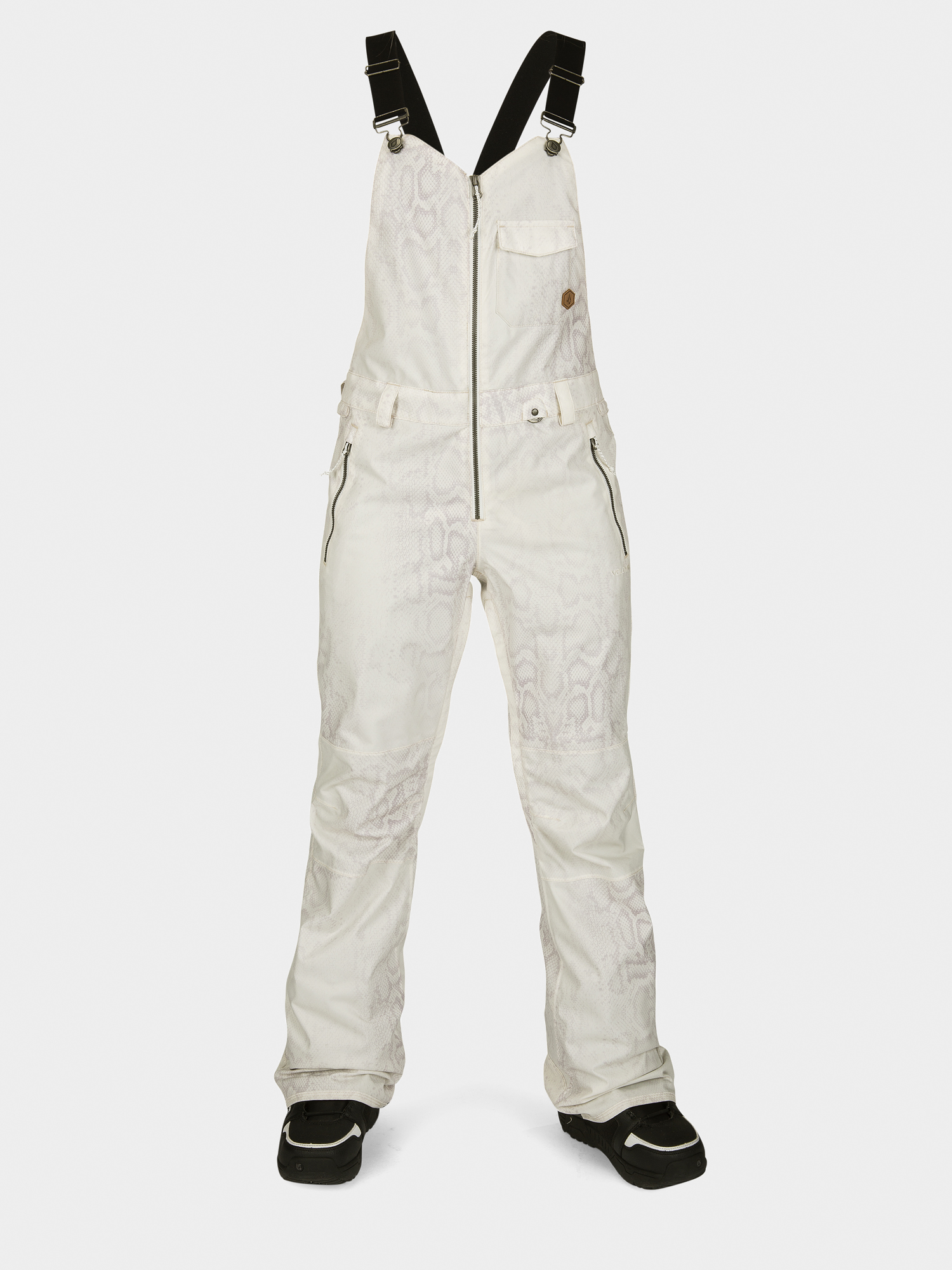 Womens Volcom Swift Bib Overall Snowboard pants (bone snake)