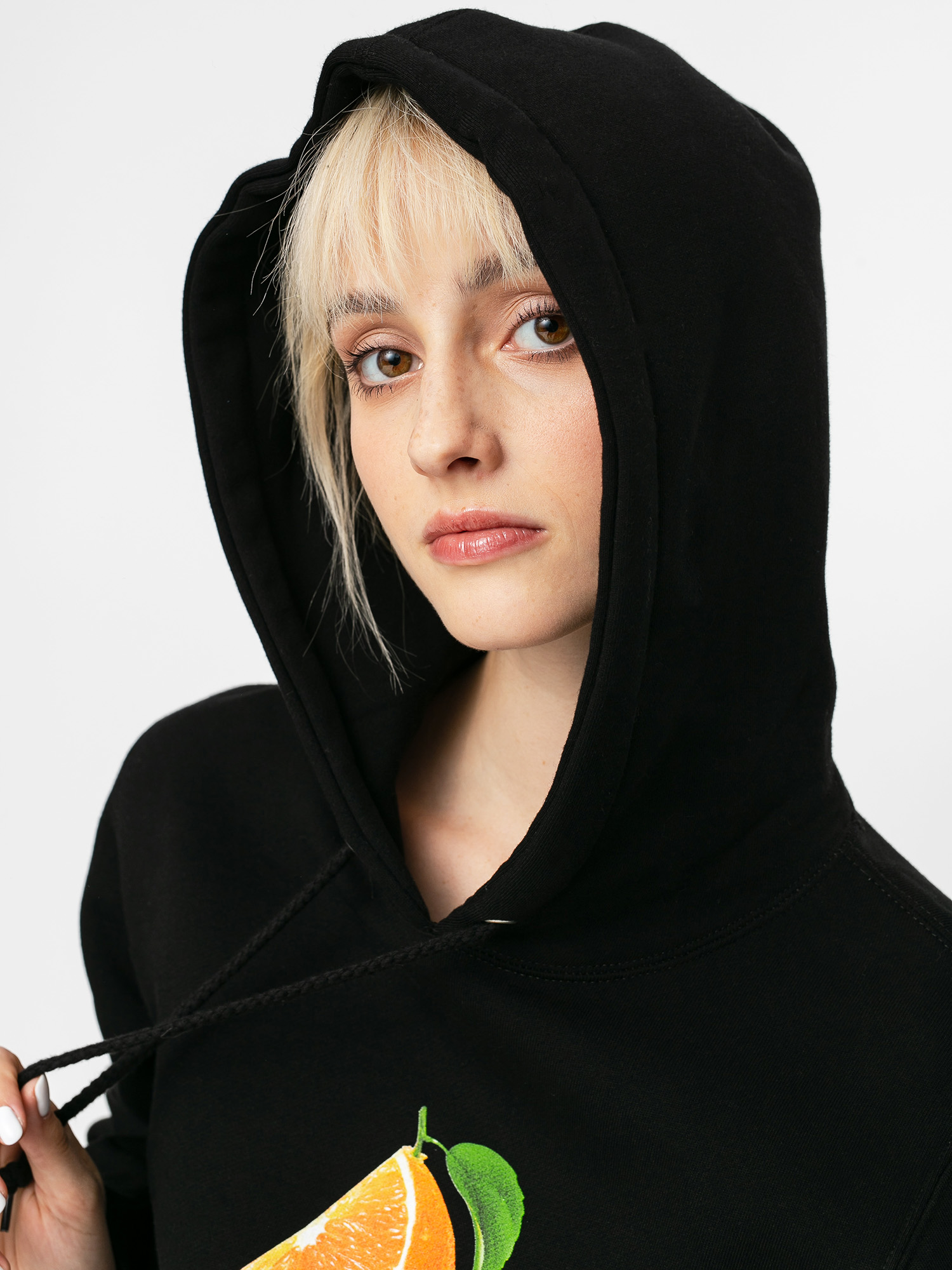 Stussy Orange Slice HD Hoodie Wmn (black)