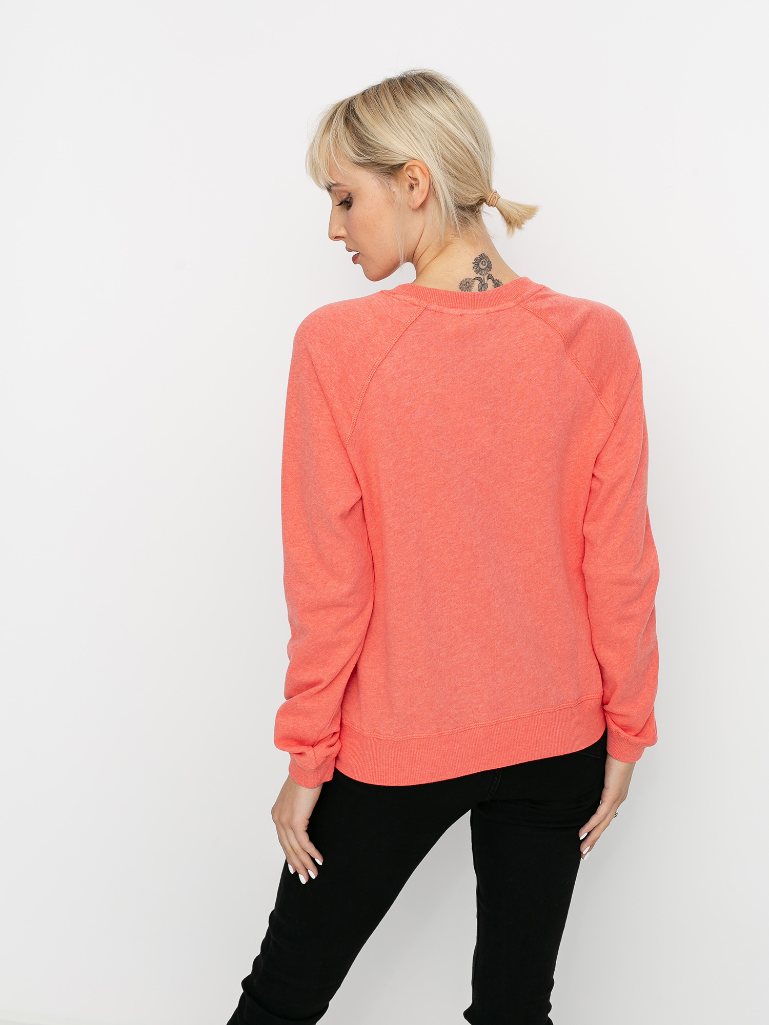 Roxy Stay Together Sweatshirt Wmn (deep sea coral heather)