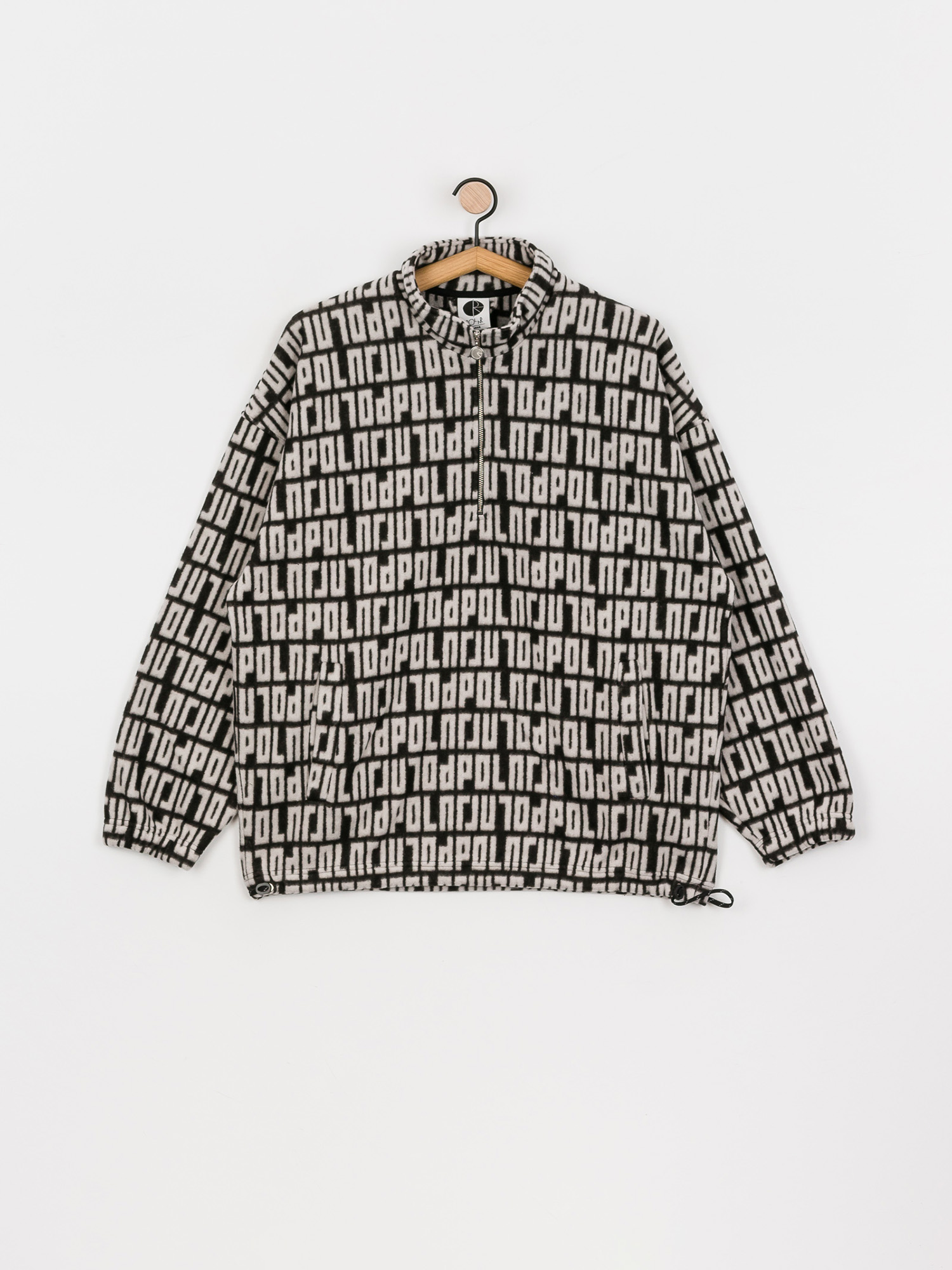 Mens Polar Skate Fleece Pullover 2.0 Fleece (black/ivory)