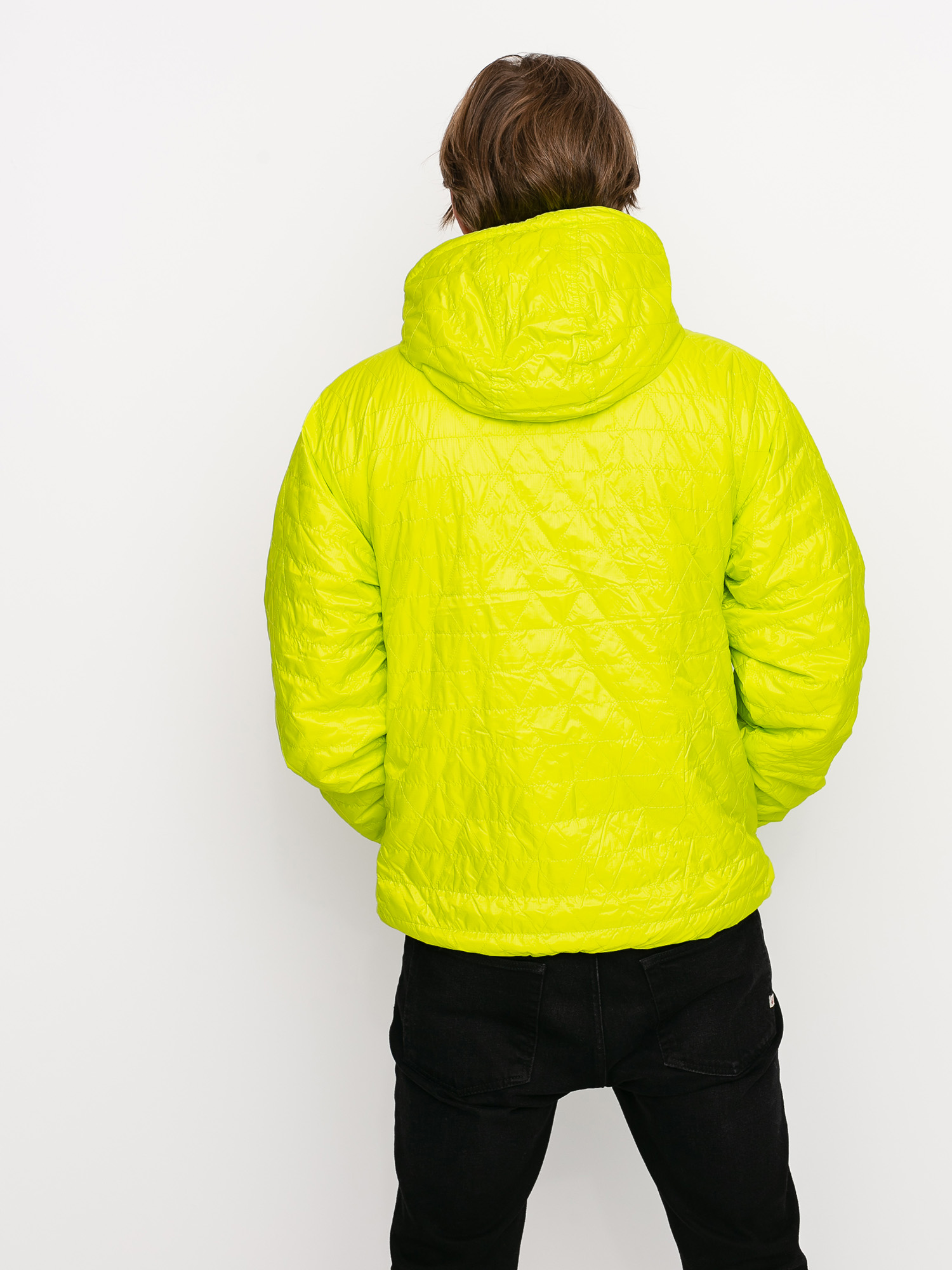 HUF Polygon Quilted Jacket green (bio lime)