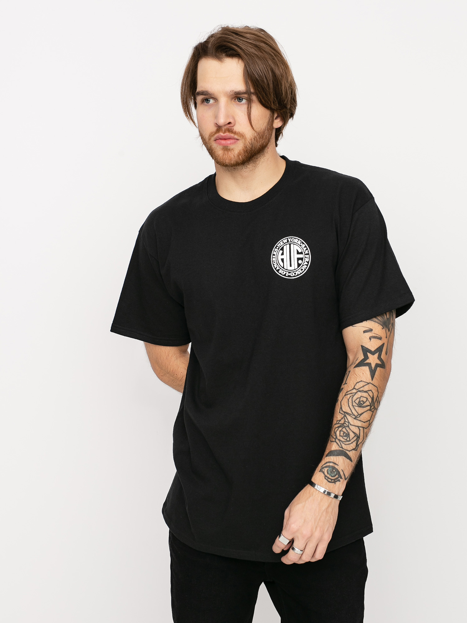 HUF Regional Puff T-shirt - black (black)